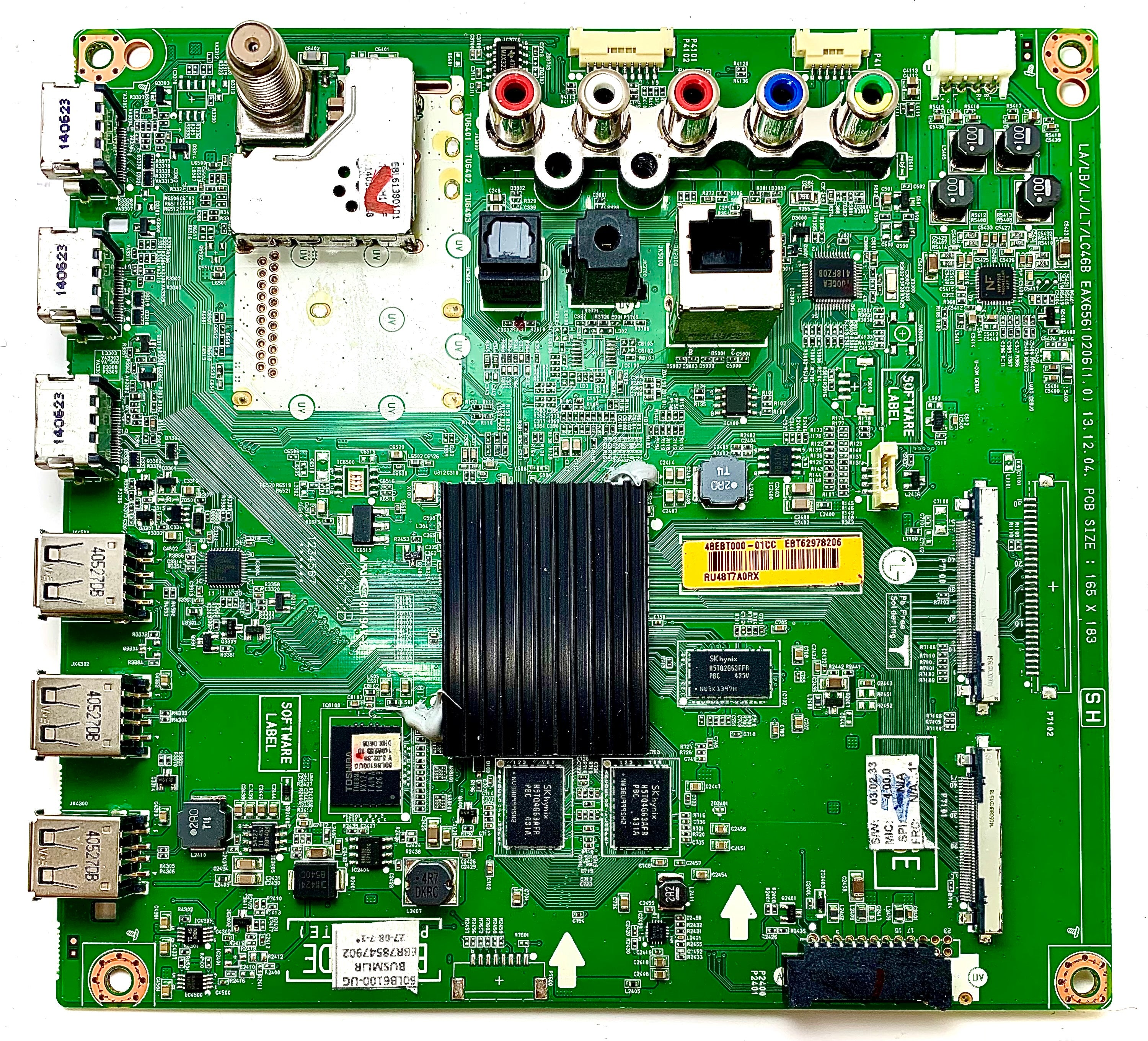LG EBT62978206 / EBT62978207 Main Board for 60LB6100-UG.BUSMLJR