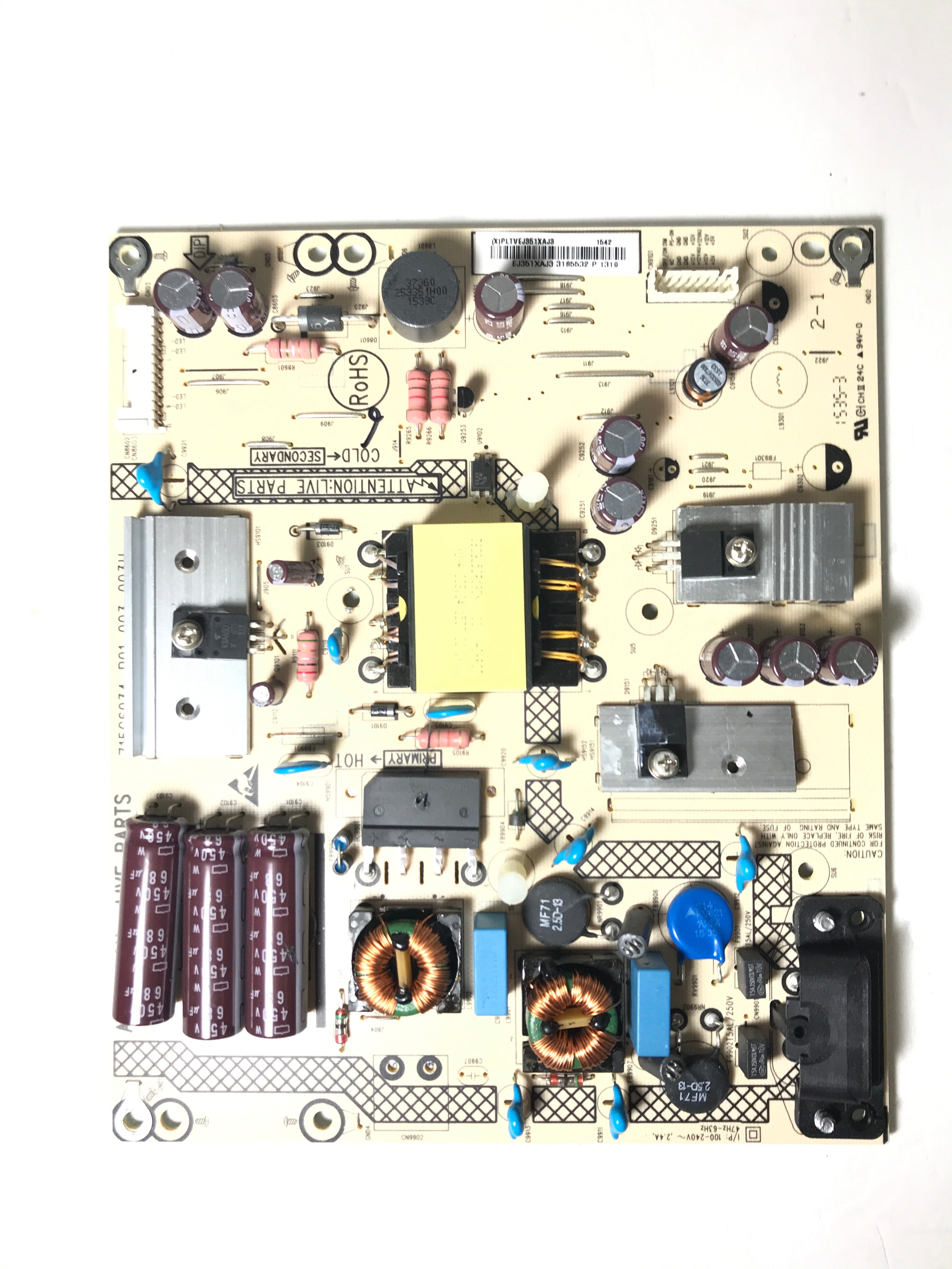 Sharp PLTVEJ351XAJ3 Power Supply Unit