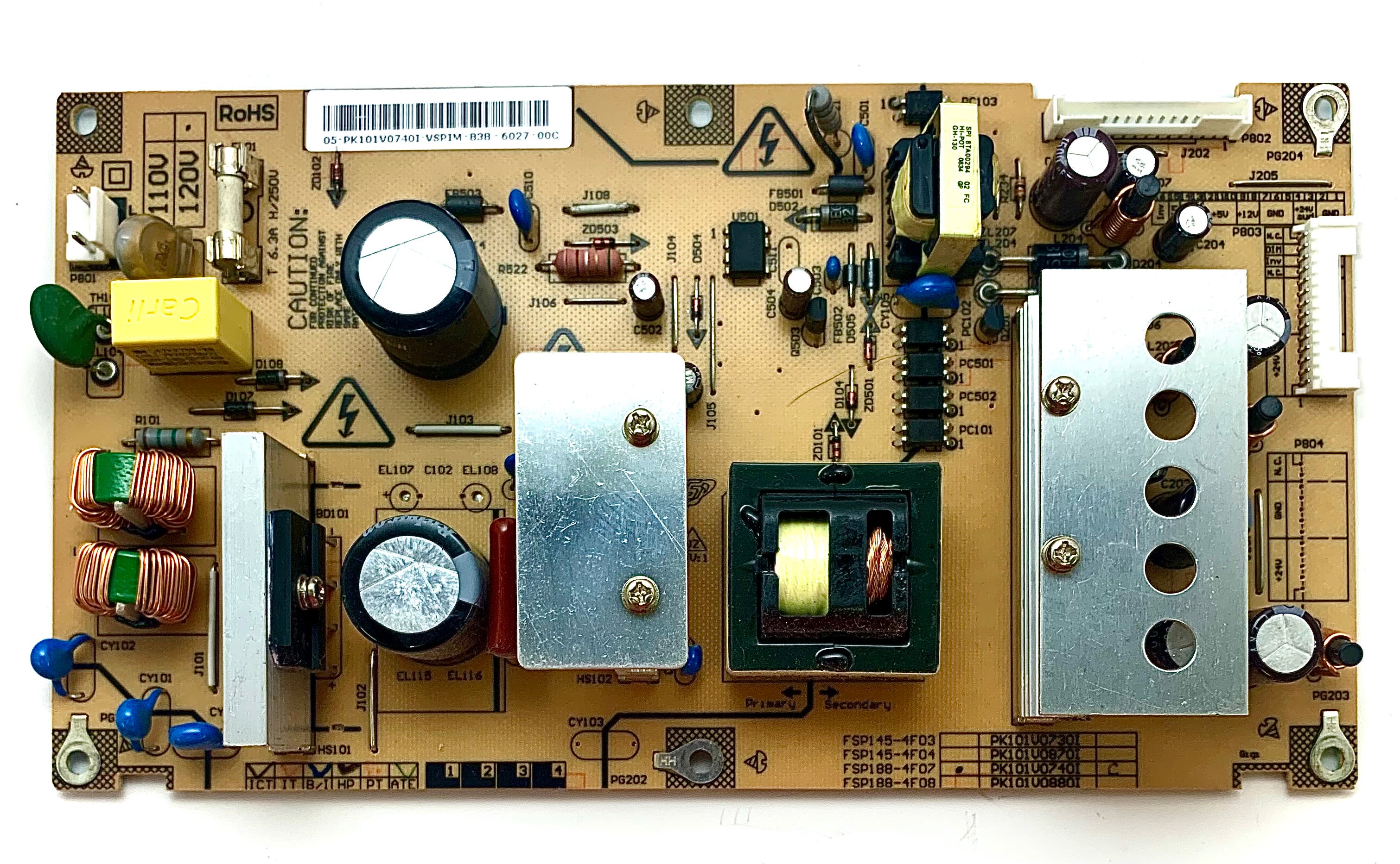 Toshiba 75012781 Power Supply Unit (PK101V0740I)