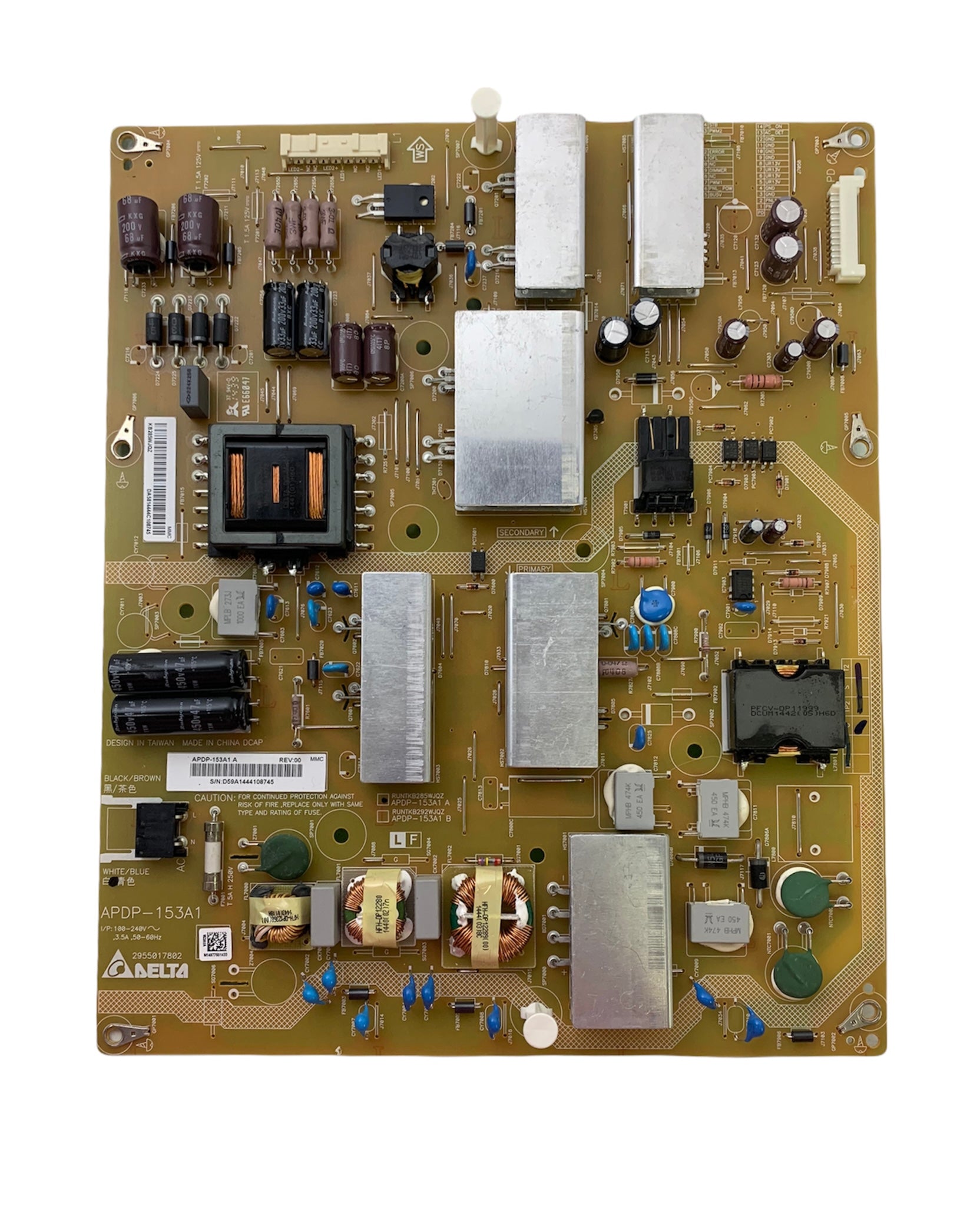 Sharp RUNTKB285WJQZ Power Supply / LED Board