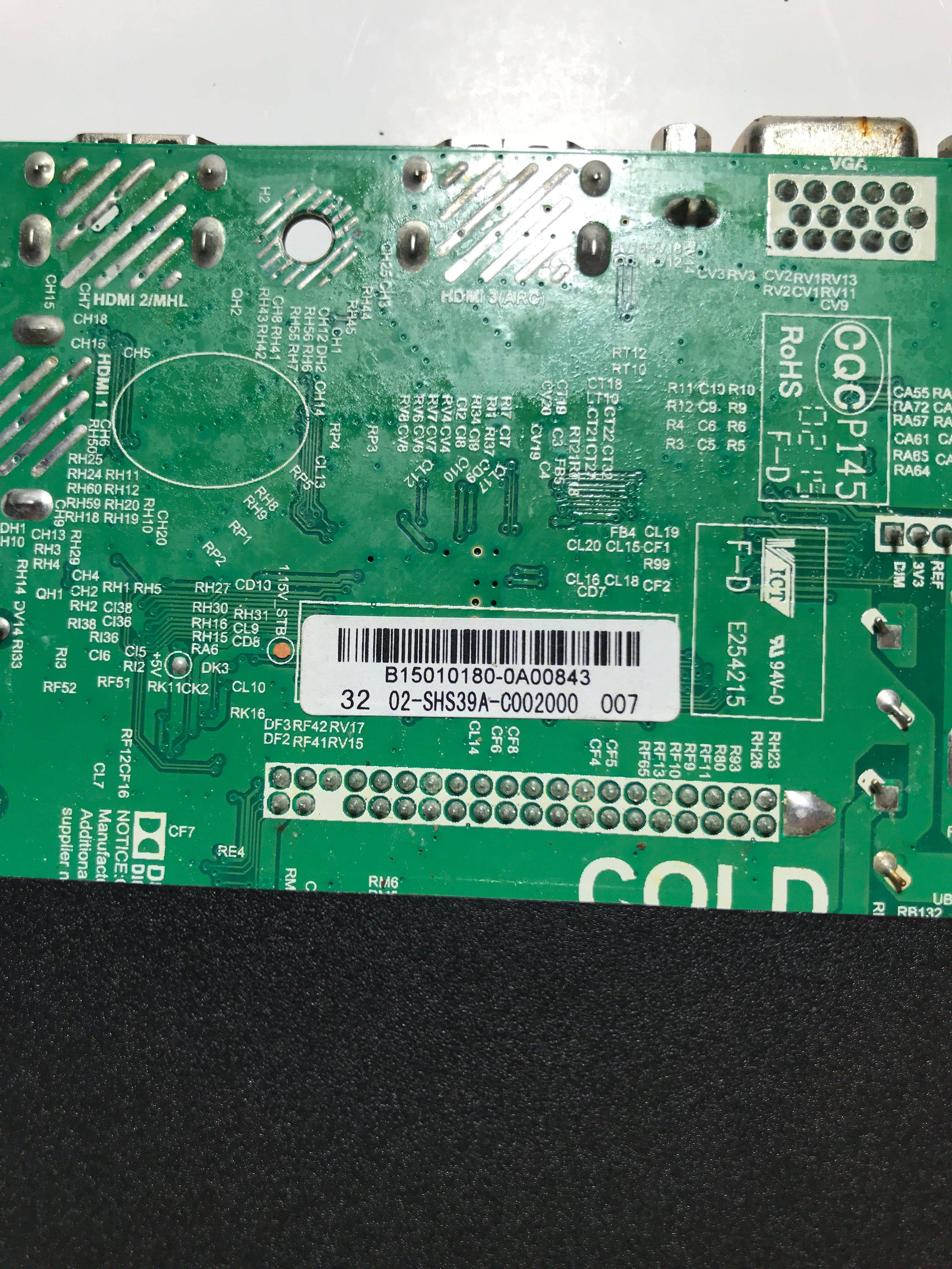 Sanyo 02-SHS39A-C002000 Main Board/Power Supply for FW32D25T