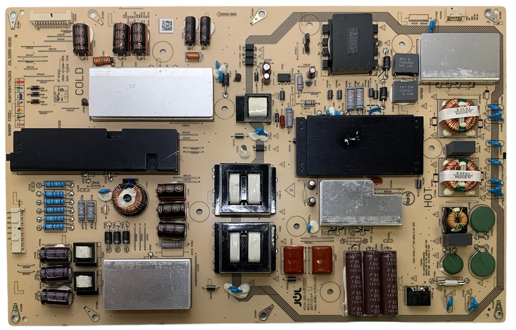 Sharp RUNTKB477WJN3 Power Supply For PN-UH701
