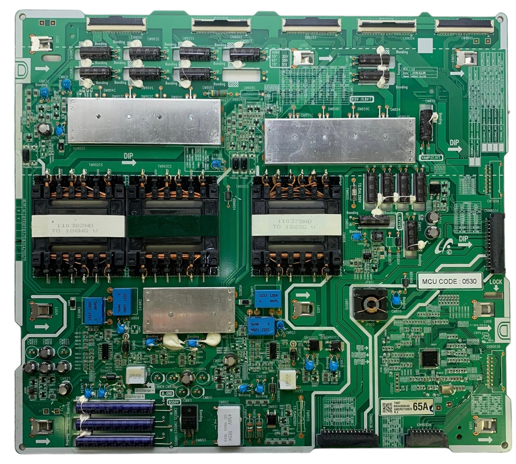Samsung BN44-00944A Power Supply / LED Board