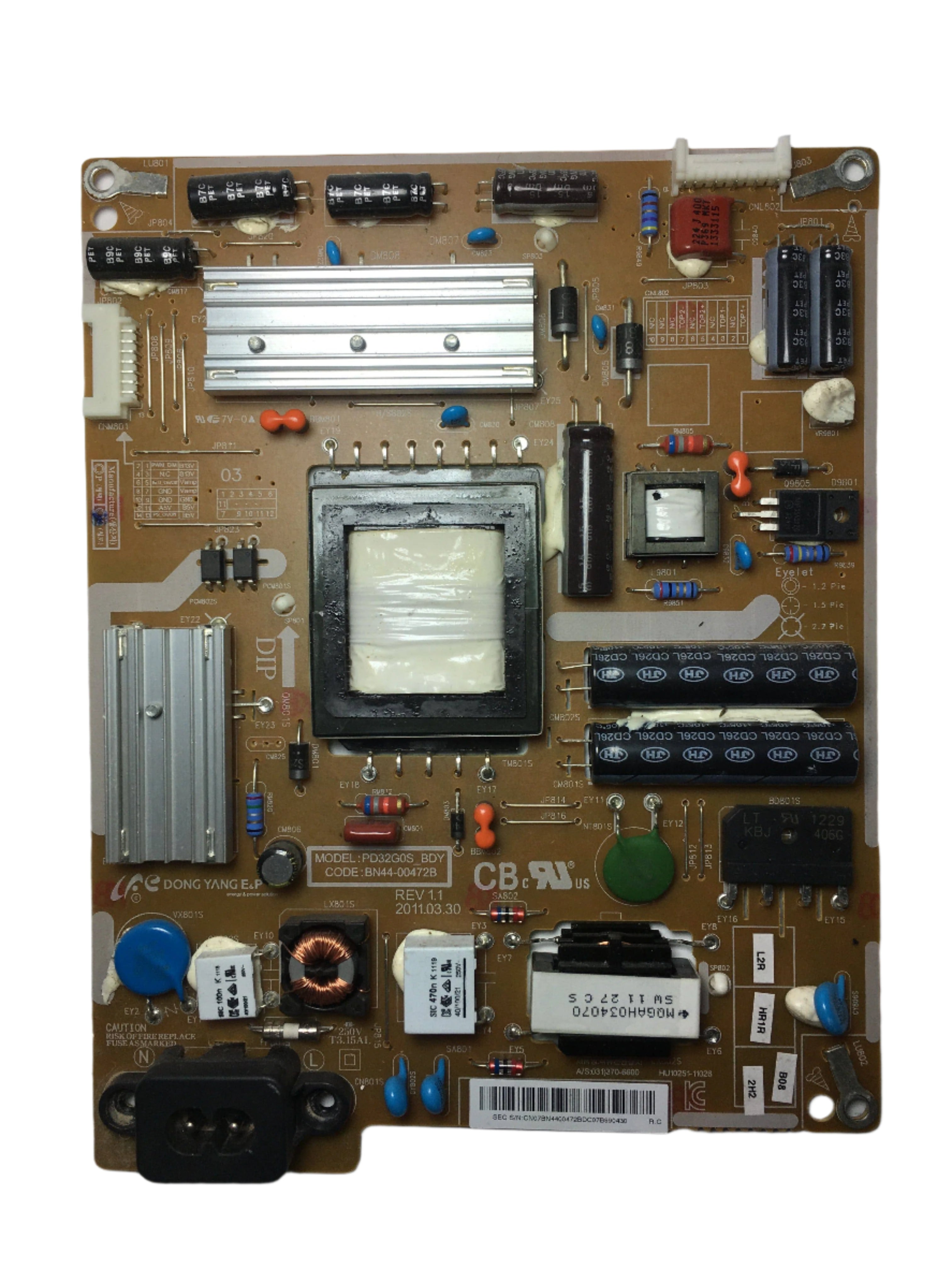 Samsung BN44-00472B (PD32G0S_BDY) Power Supply UN32D4003BDXZA