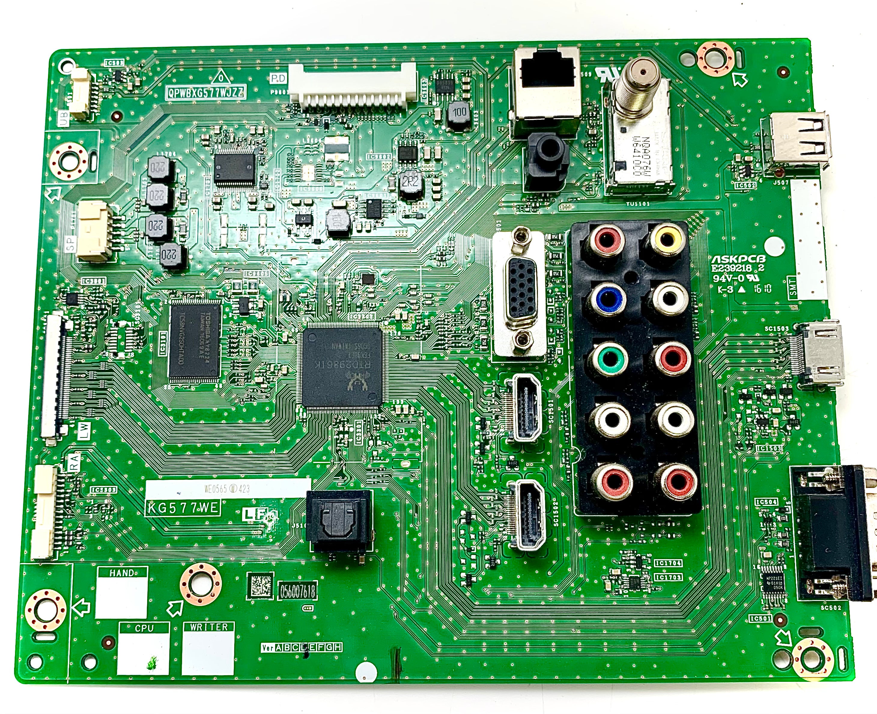 Sharp DUNTKG577FM05 Main Board LC-80LE661UB