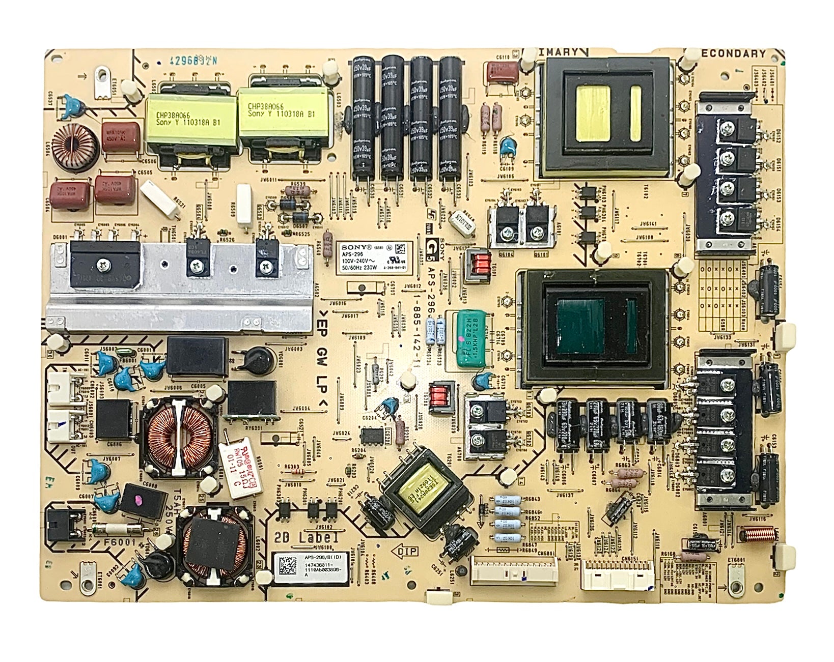 Sony 1-474-360-11 (APS-296) G5 Power Supply for KDL-46EX620