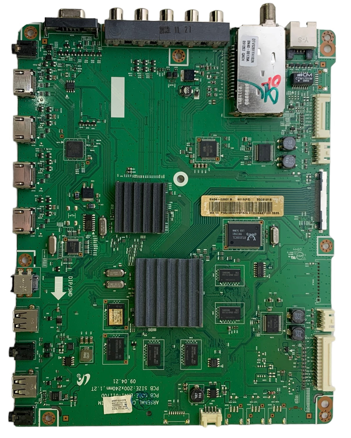 Samsung BN94-02821B (BN97-03137B) Main Board for PN50B860Y2FXZA