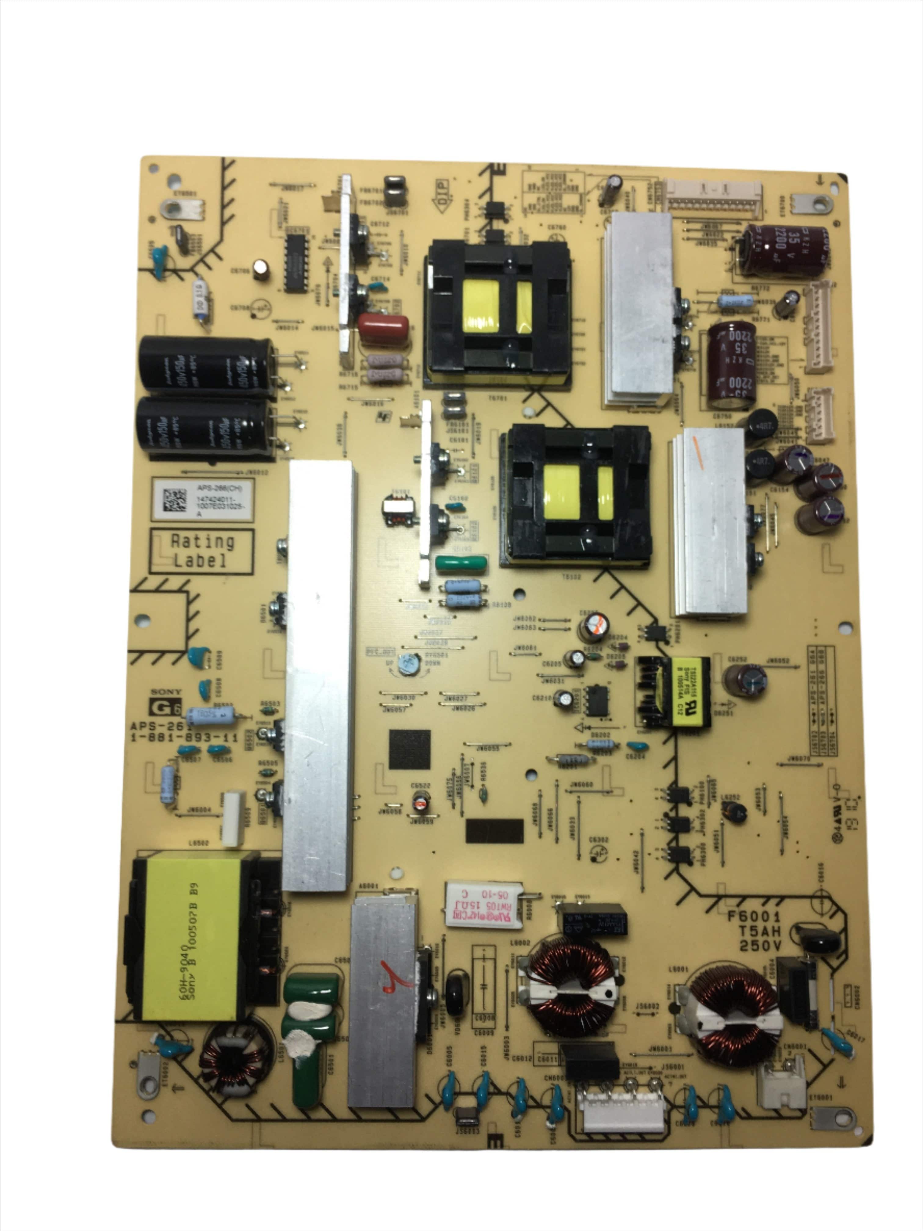 Sony 1-474-240-11 Power Supply for KDL-55HX800 / KDL-46HX800