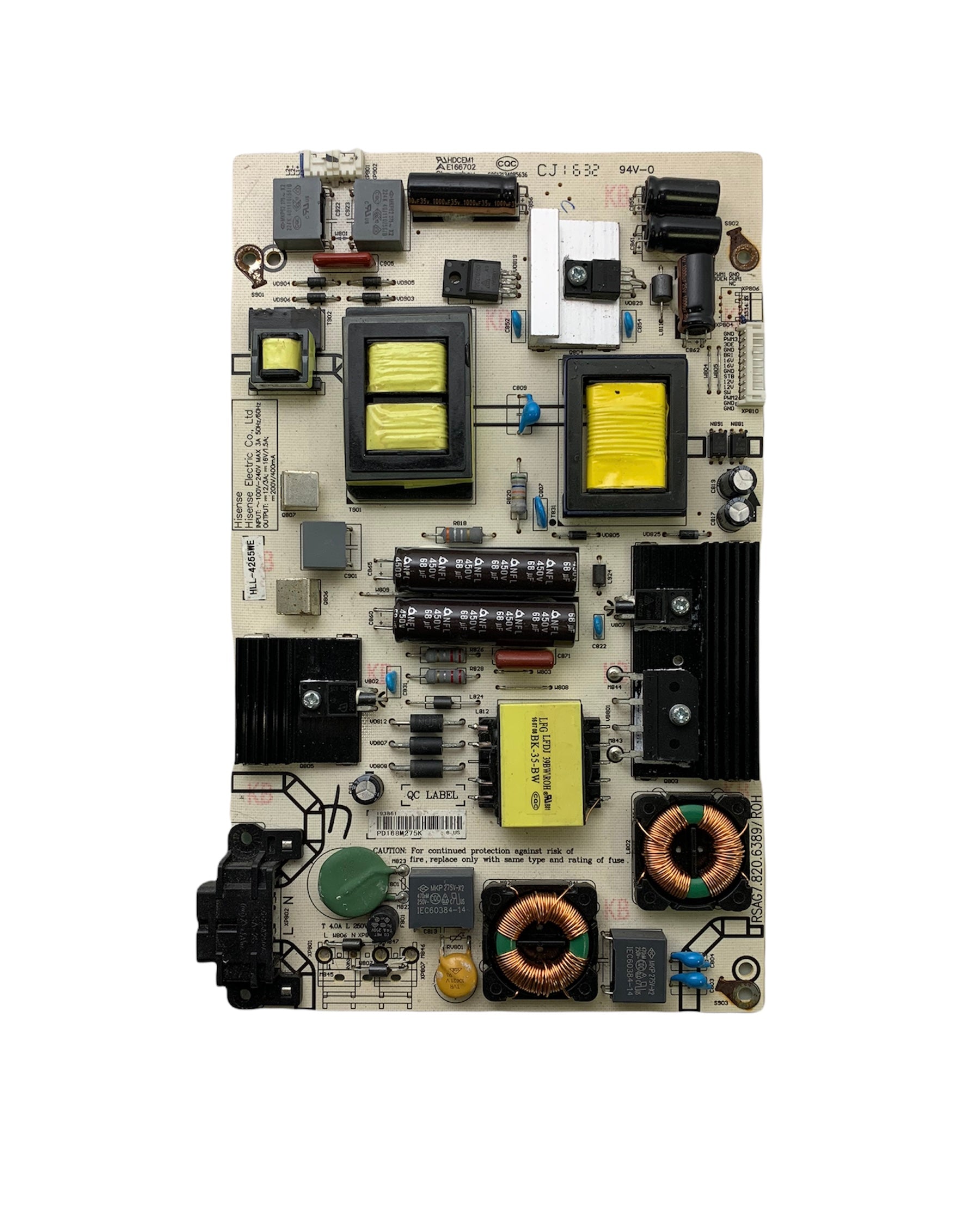 Sharp 193861 Power Supply / LED Board