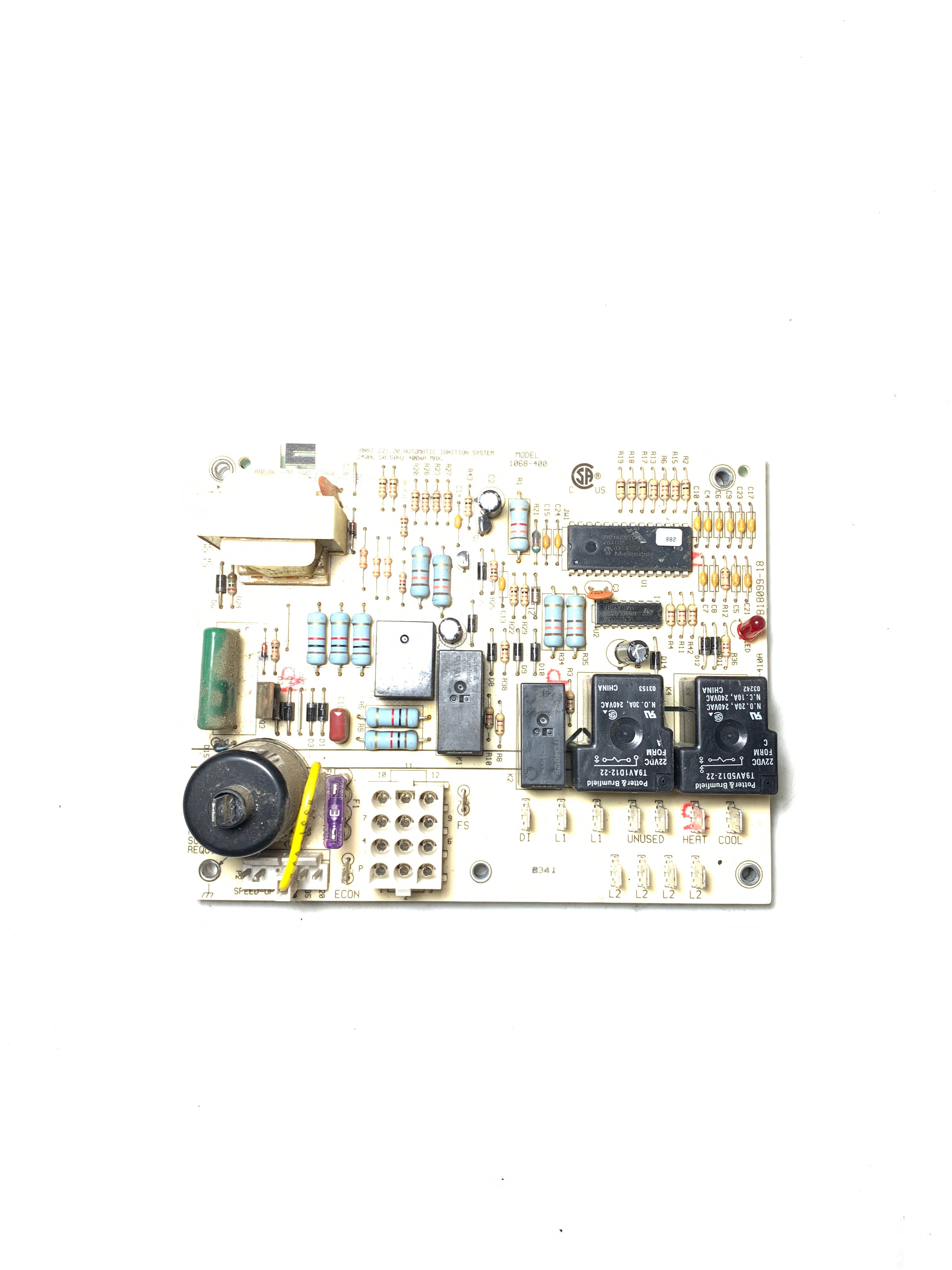 Carrier Bryant 1068-400 Furnace Control Board 1068-83-410A