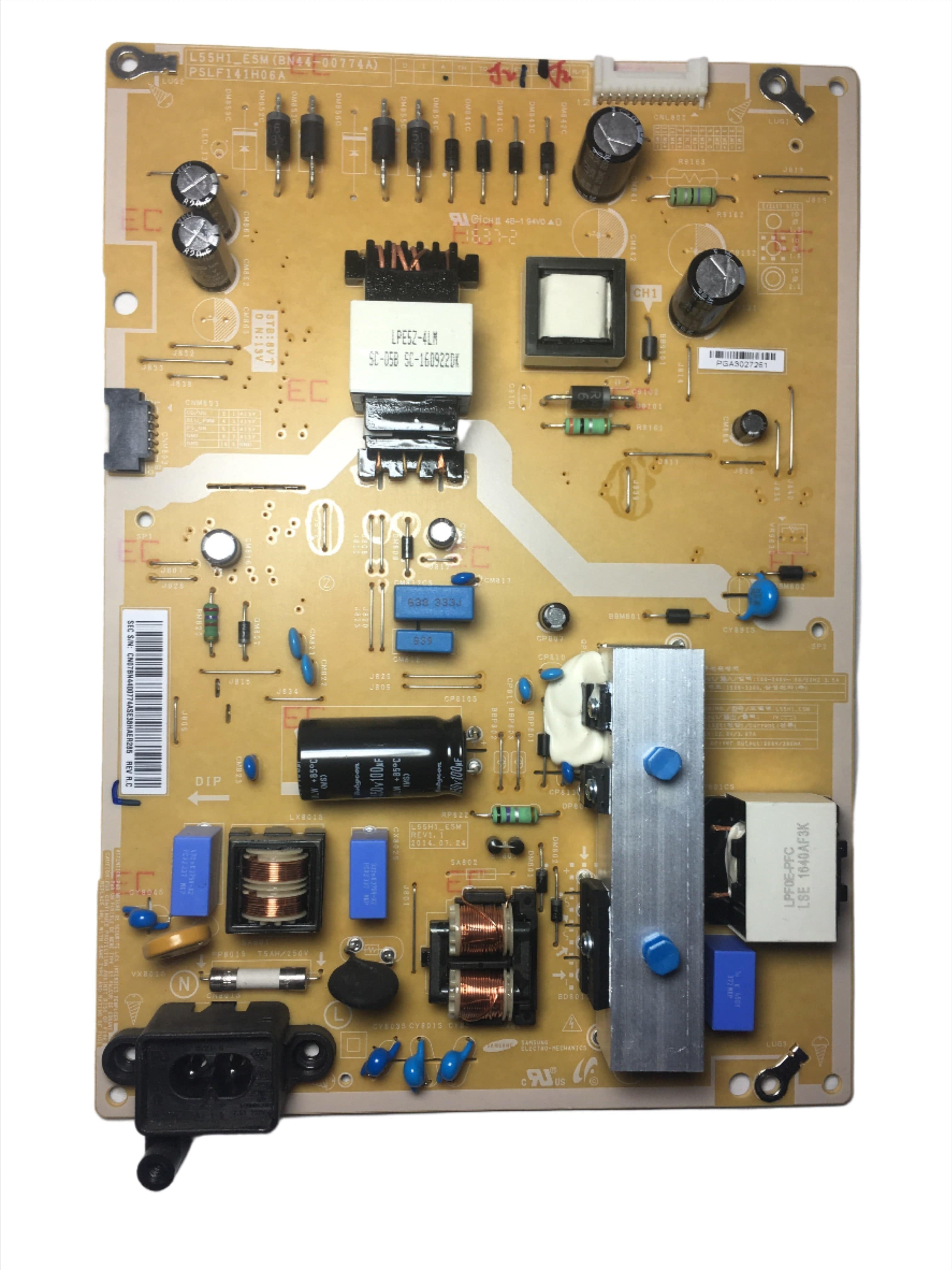 Samsung BN44-00774A Power Supply / LED Board