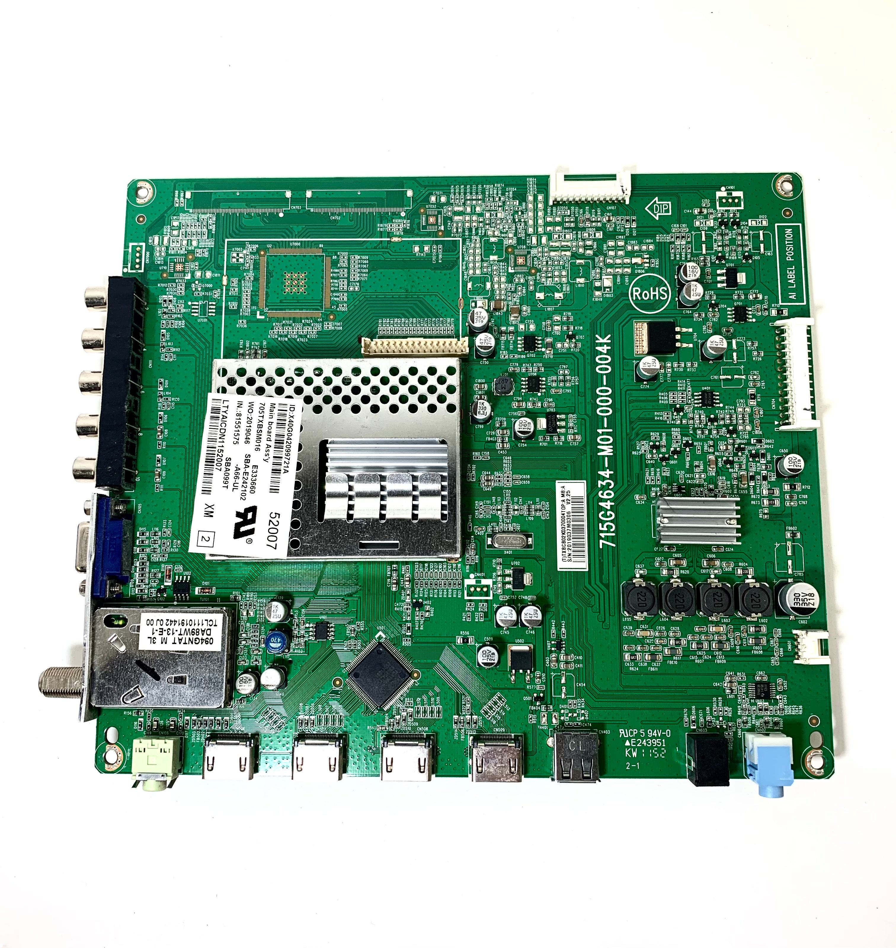 Vizio CBPFTXBCB02K0370003 Main Board for E420VA