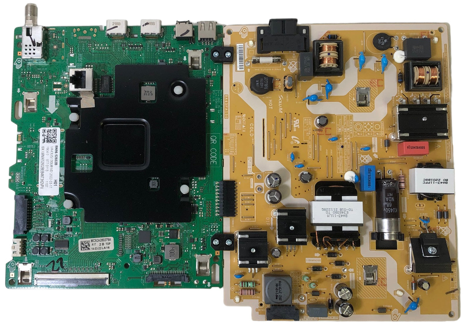 Samsung BN96-52602B Main Board Power Supply for UN43TU7000FXZA (Version BE14)