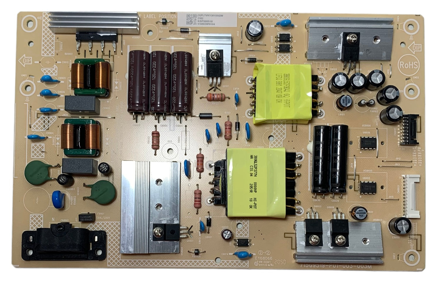 Sharp Insignia PLTVKY301XXGW PLTVKY301XXGWCU Power Supply Board