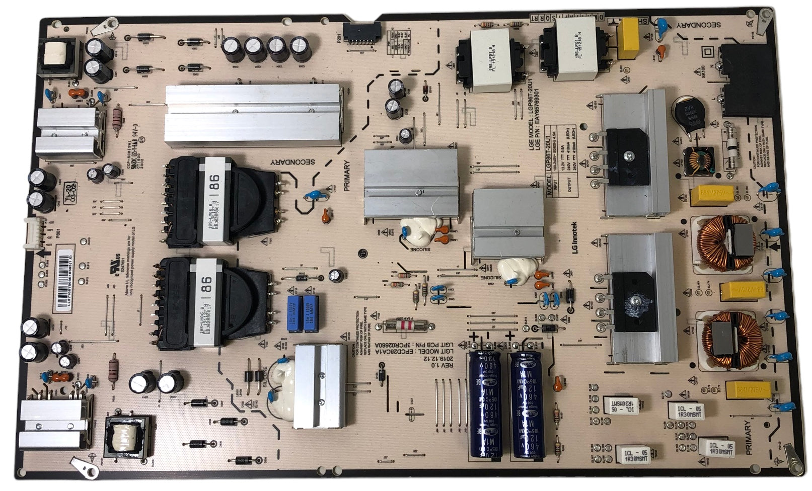 LG EAY65769301 Power Supply/LED Driver Board