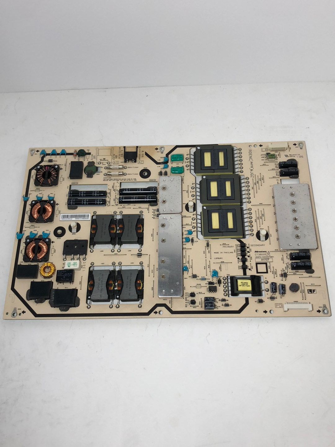 Sharp RDENCA418WJQZ (CT38005D) Power Supply for PRO-60X5FD