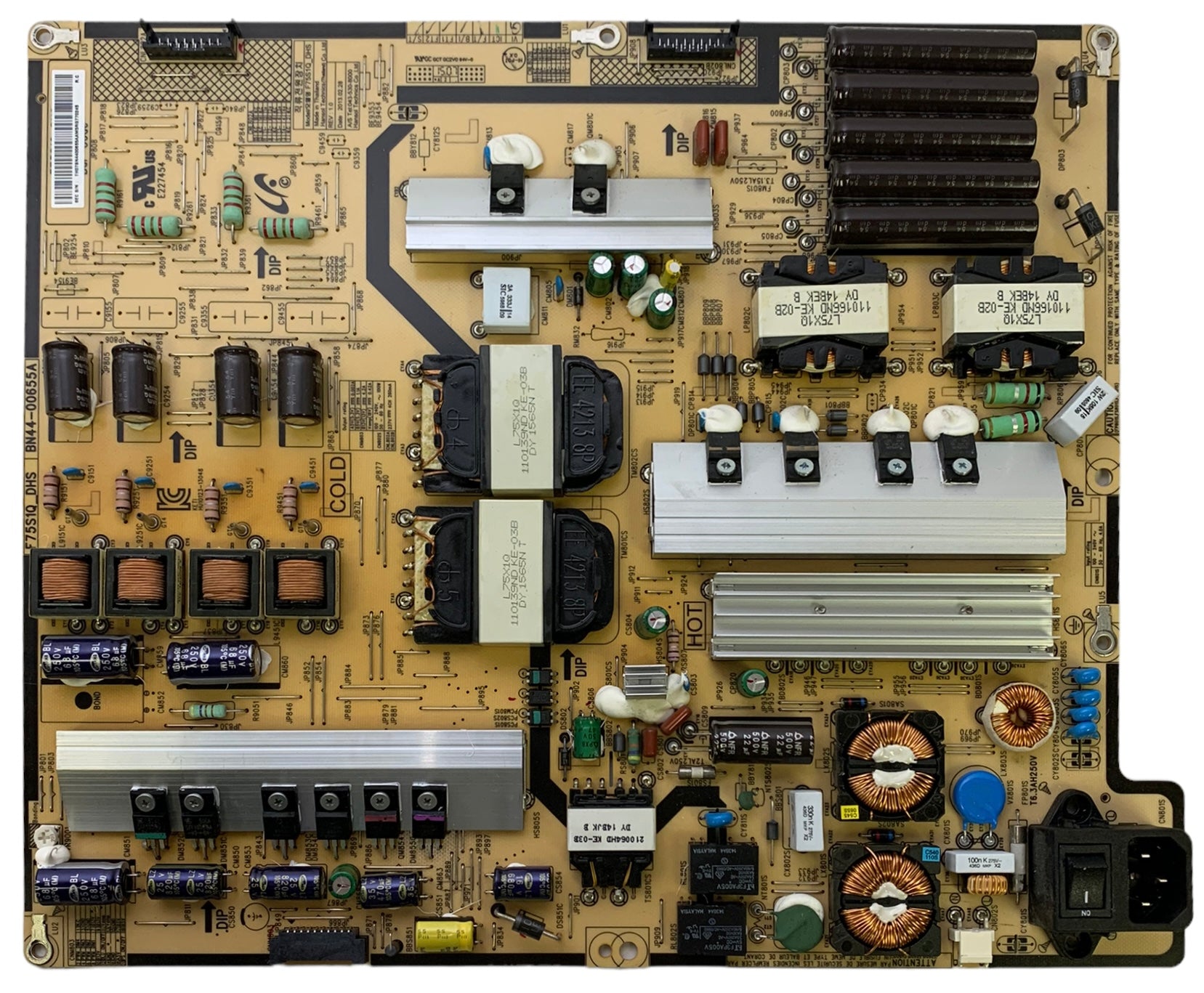 Samsung BN44-00655A Power Supply / LED Board