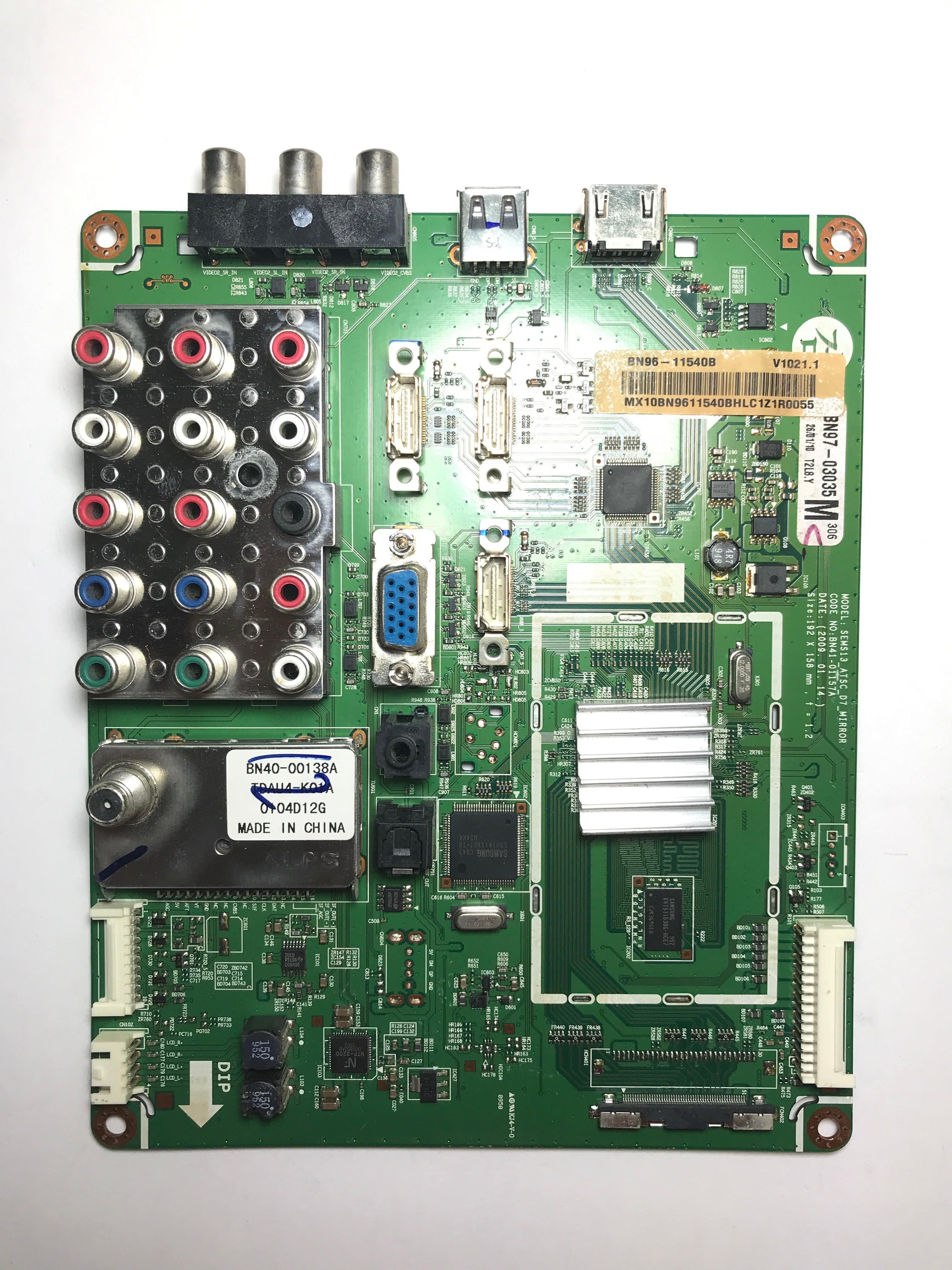 Samsung BN96-11540B Main Board for LN37B550K1FXZA