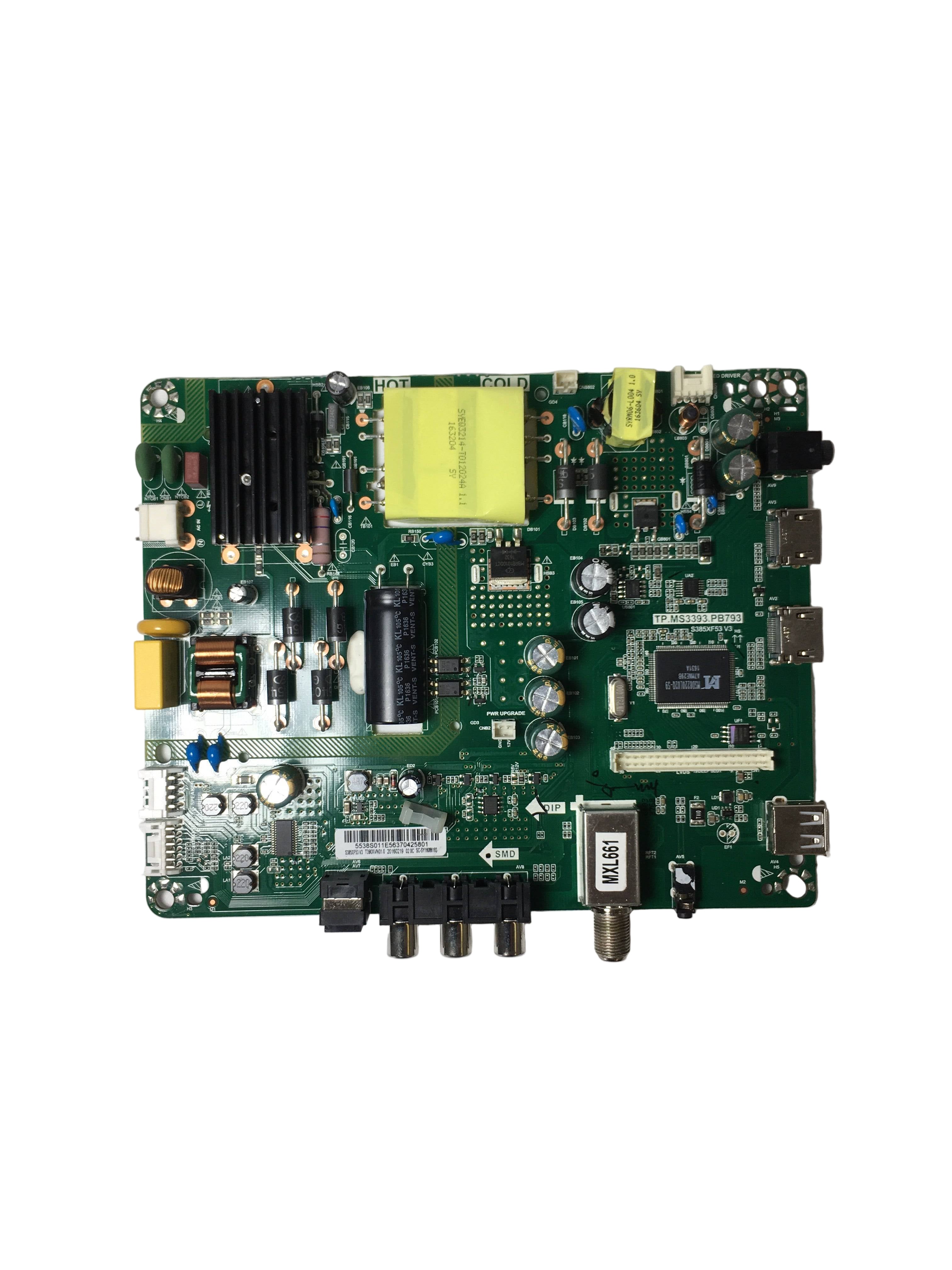 Insignia 55.38S01.1E5 Main Board for NS-39D310NA17 (Rev A Only)