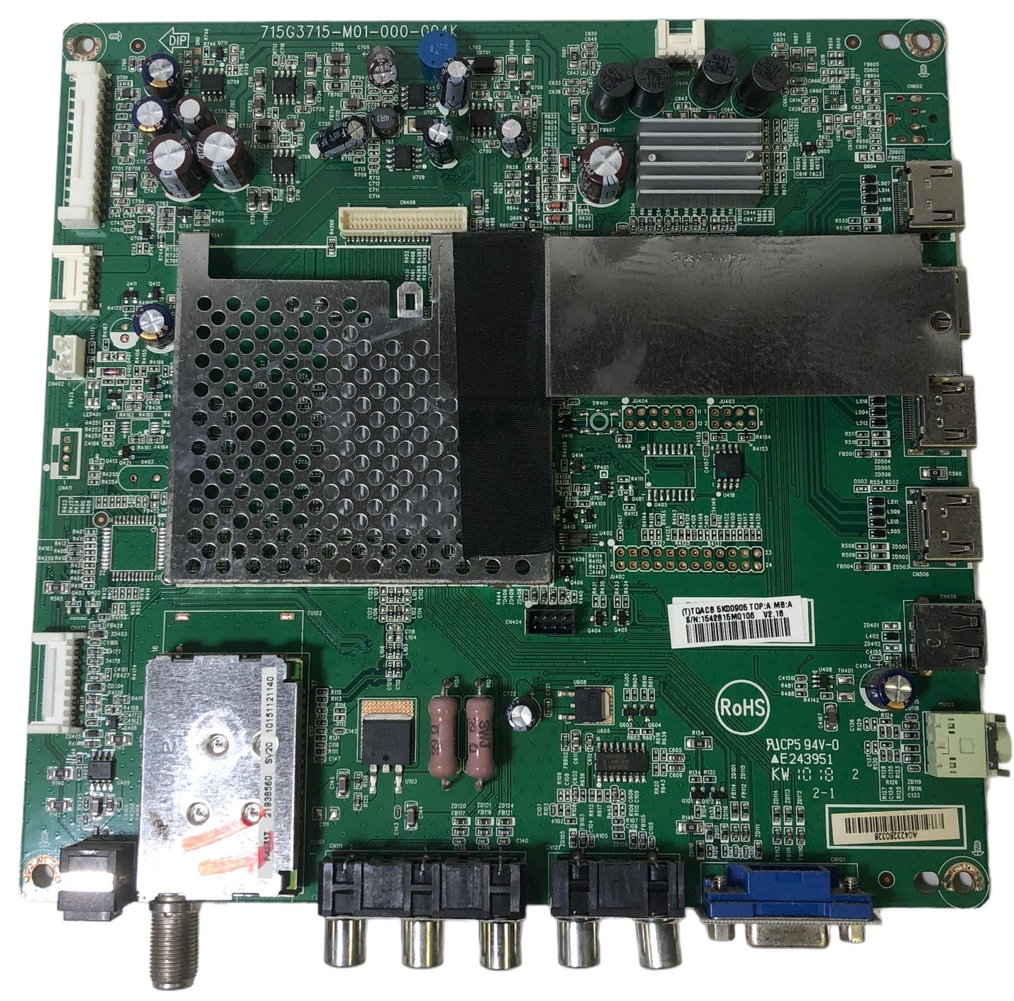 Vizio CBPFTQACB5K009 Main Board for E470VA