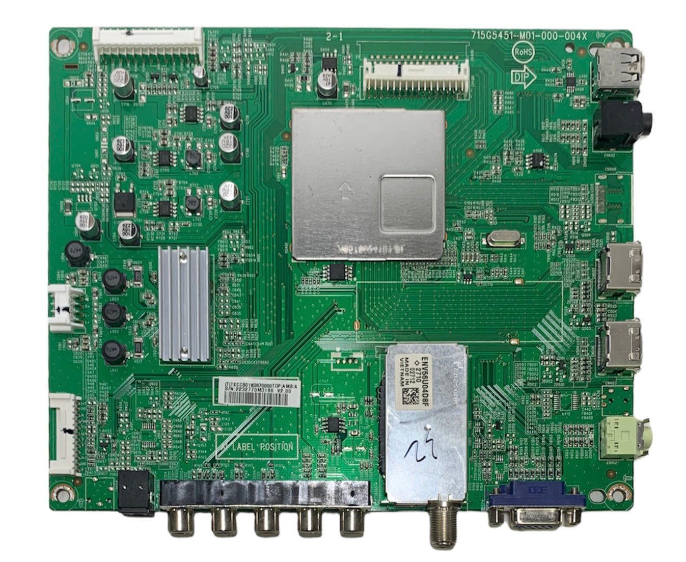 Insignia CBPFTXCCB01K087 Main Board for NS-32E321A13