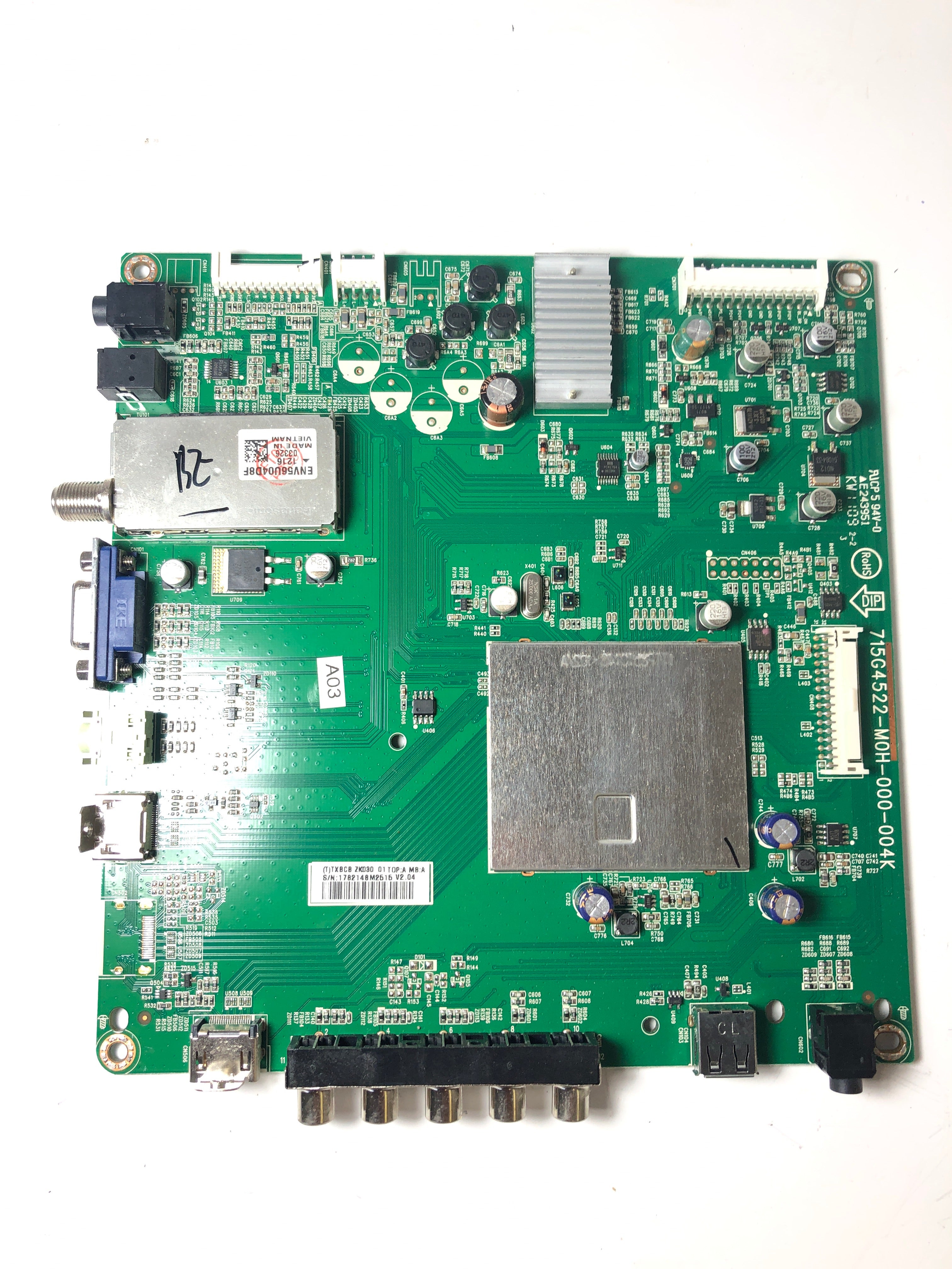 Dynex 756TXBCBZK03002 Main Board for DX-32L221A12