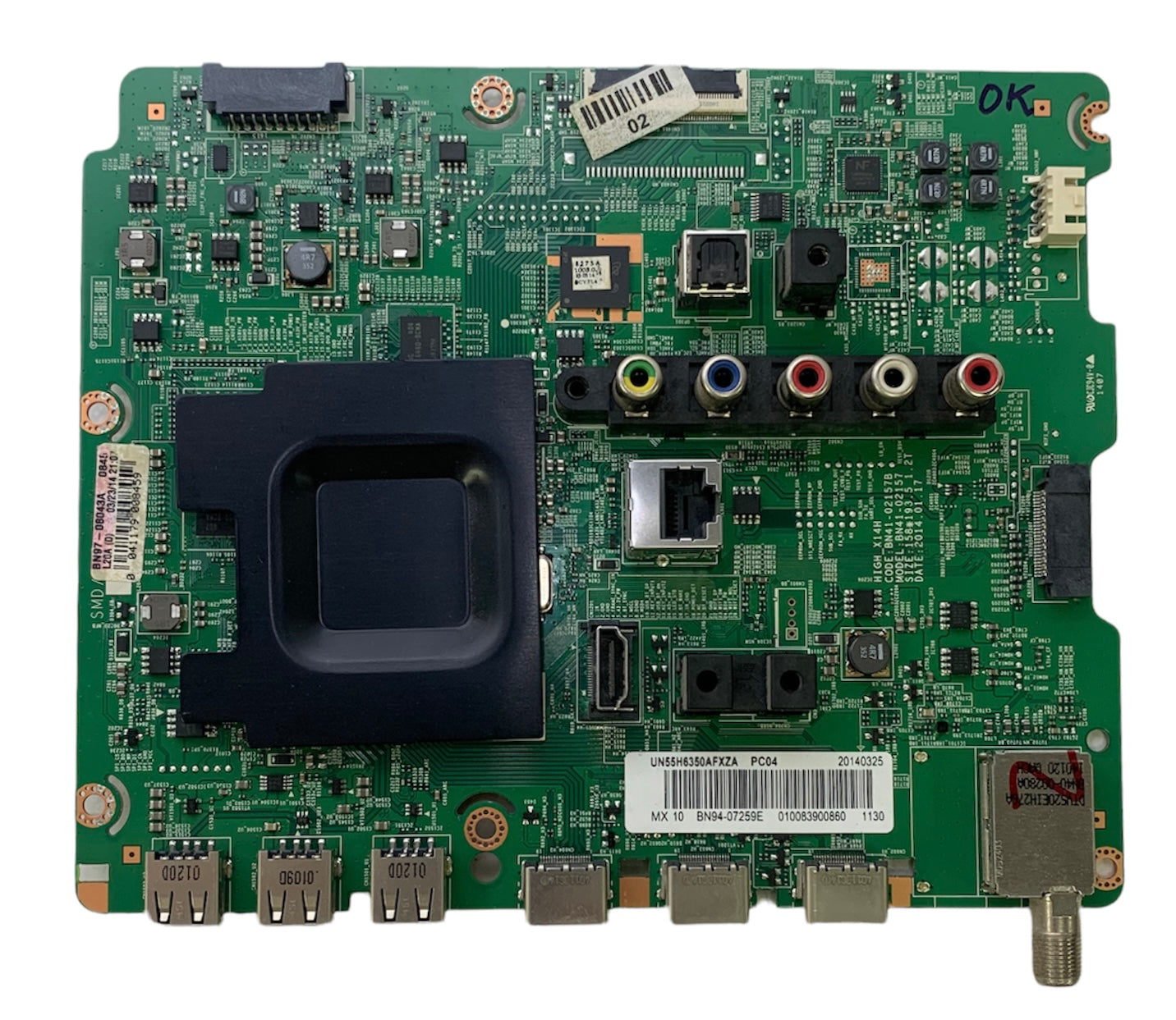 Samsung BN94-07259E Main Board for UN55H6350AFXZA