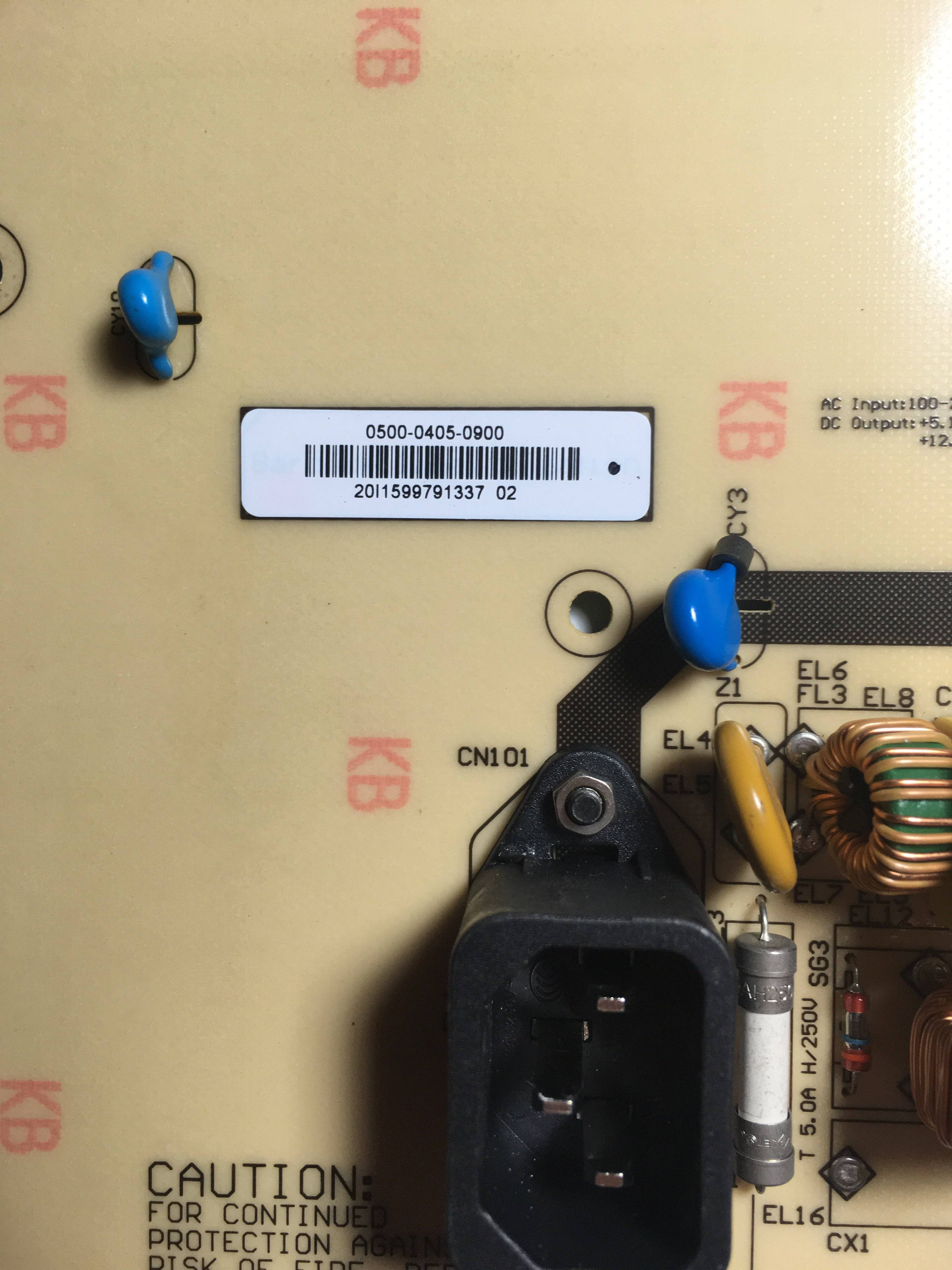 Vizio 0500-0405-0900 (FSP172-2MS01) Power Supply / Backlight Inverter VL370M VO370M