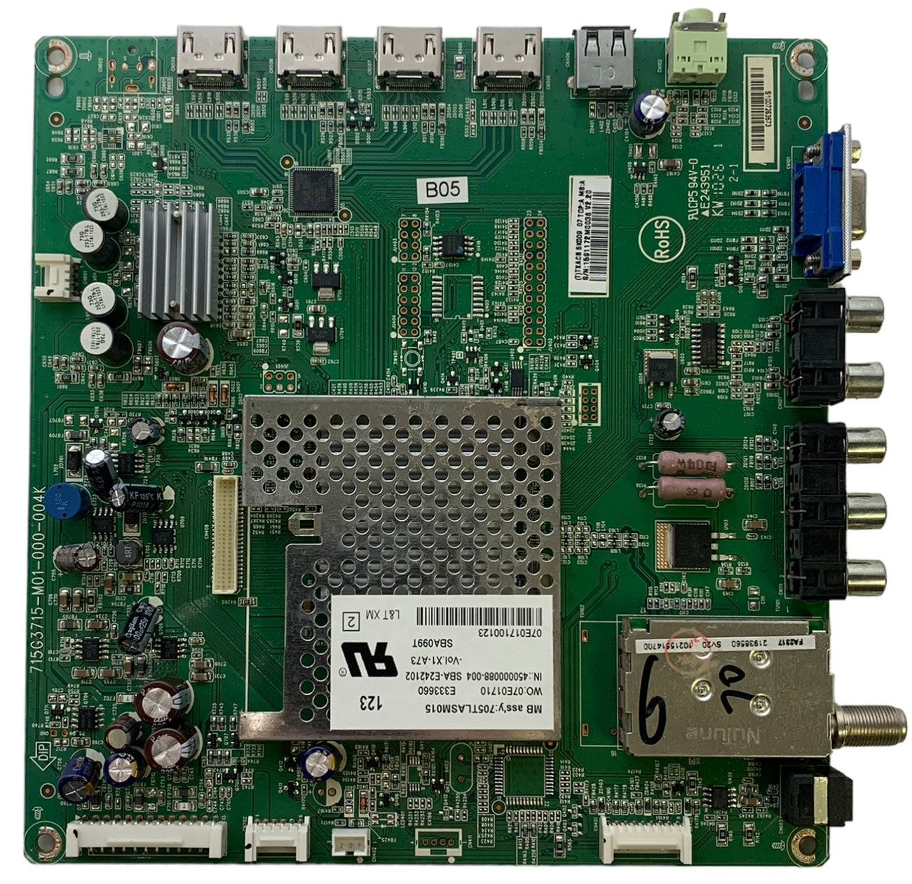 Vizio CBPFTXACB5K009 Main Board for E470VA