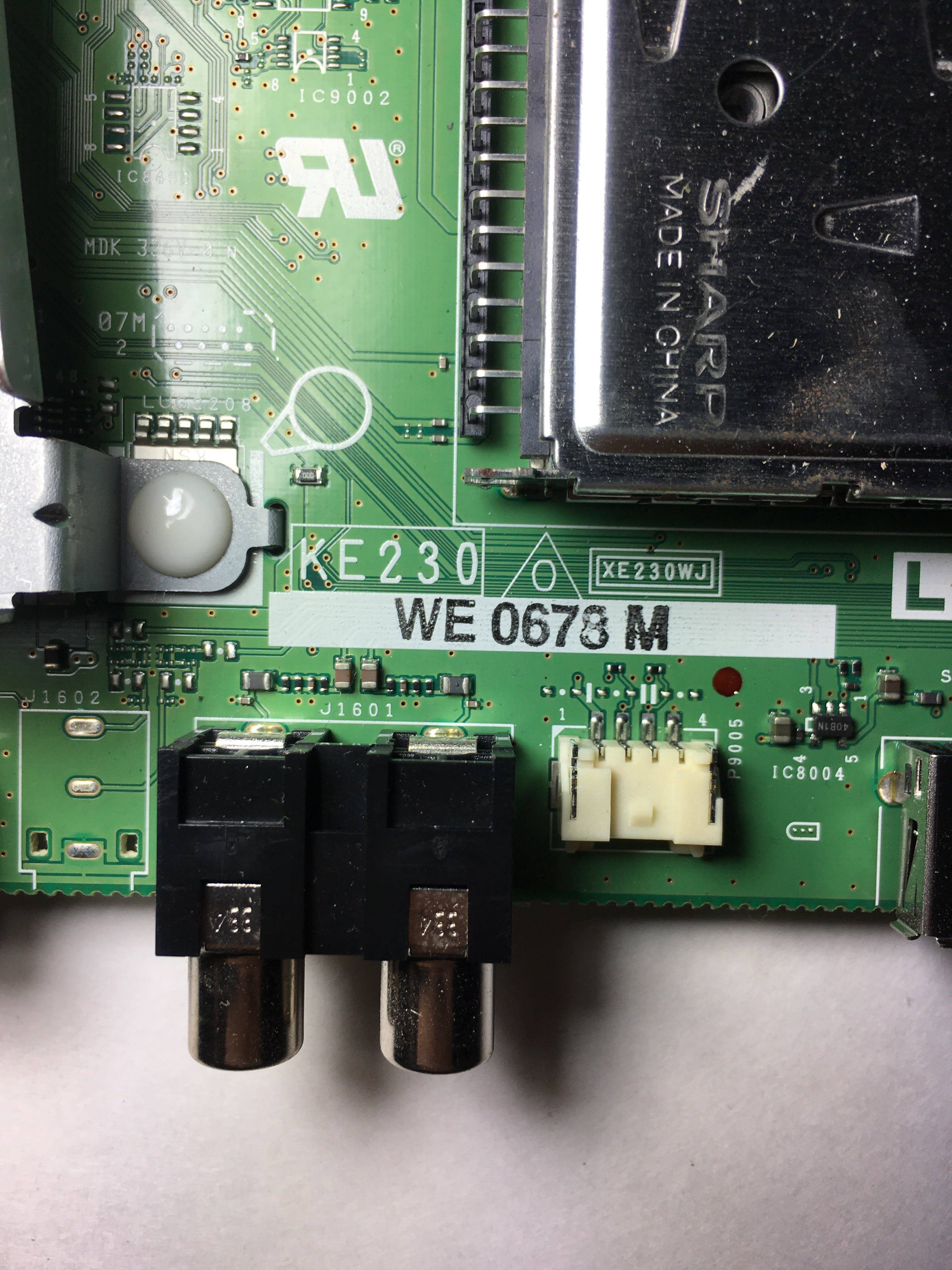 Sharp DUNTKE230FM06 (KE230, XE230WJ) Main Board