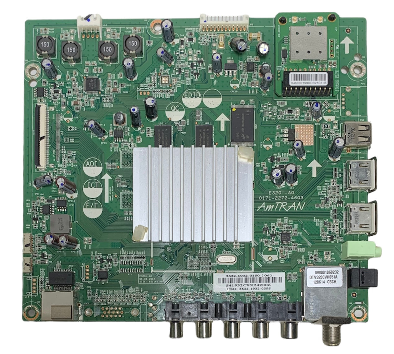Vizio 3632-1932-0150 Main Board for E320I-A0 (LAIANLDN Serial)