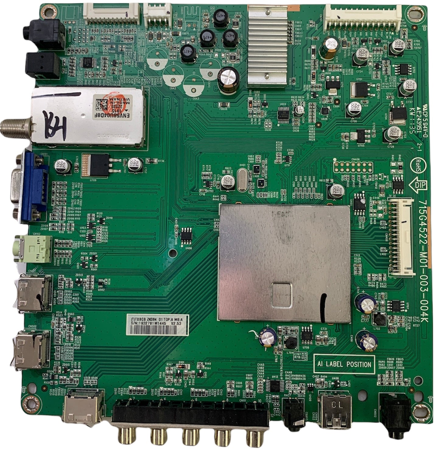 Insignia 756TXBCBZK084 Main Board for NS-42E760A12