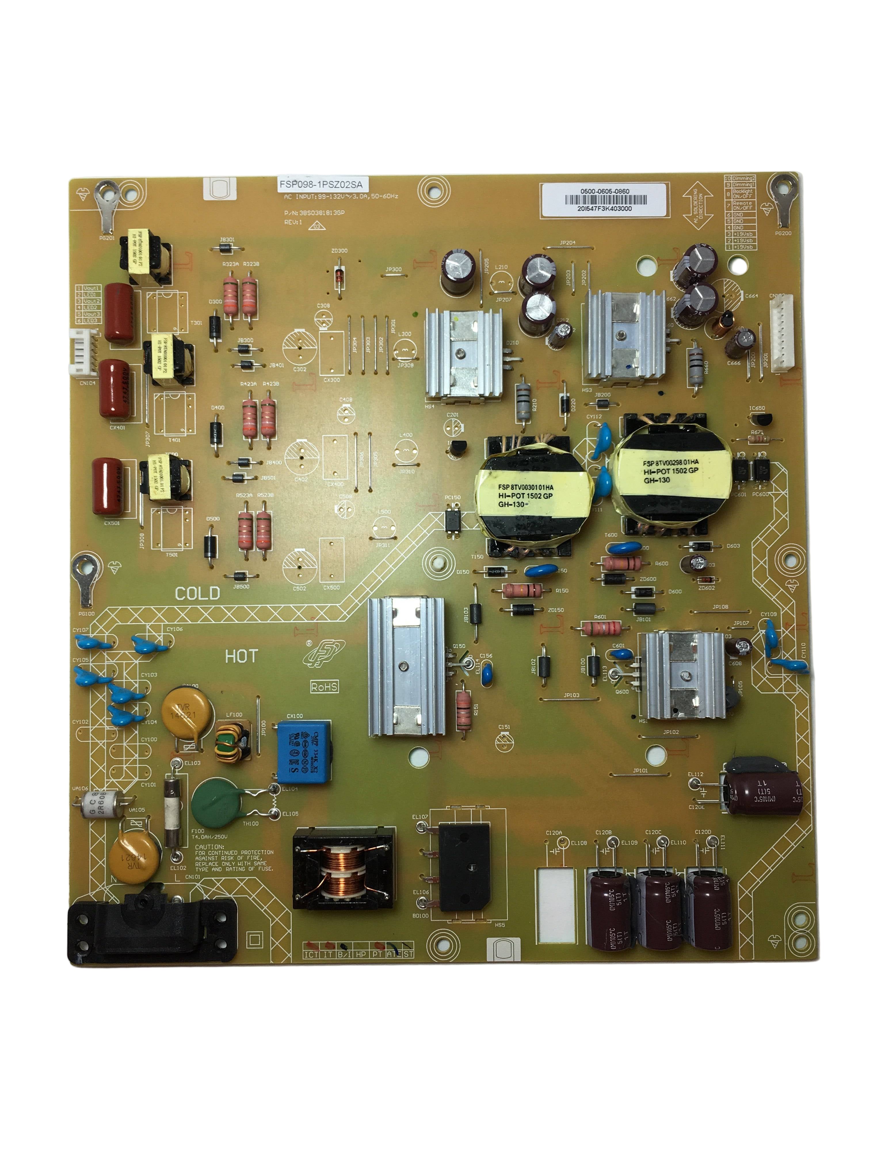 Sharp 0500-0605-0860 Power Supply / LED Board
