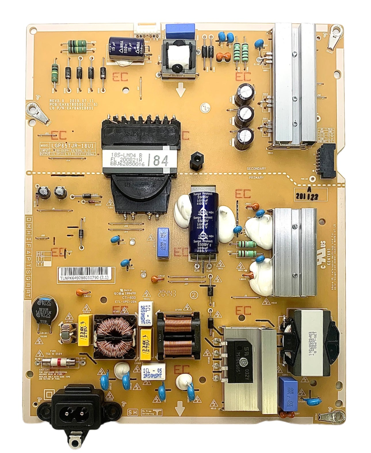 LG EAY64928801 Power Supply / LED Board