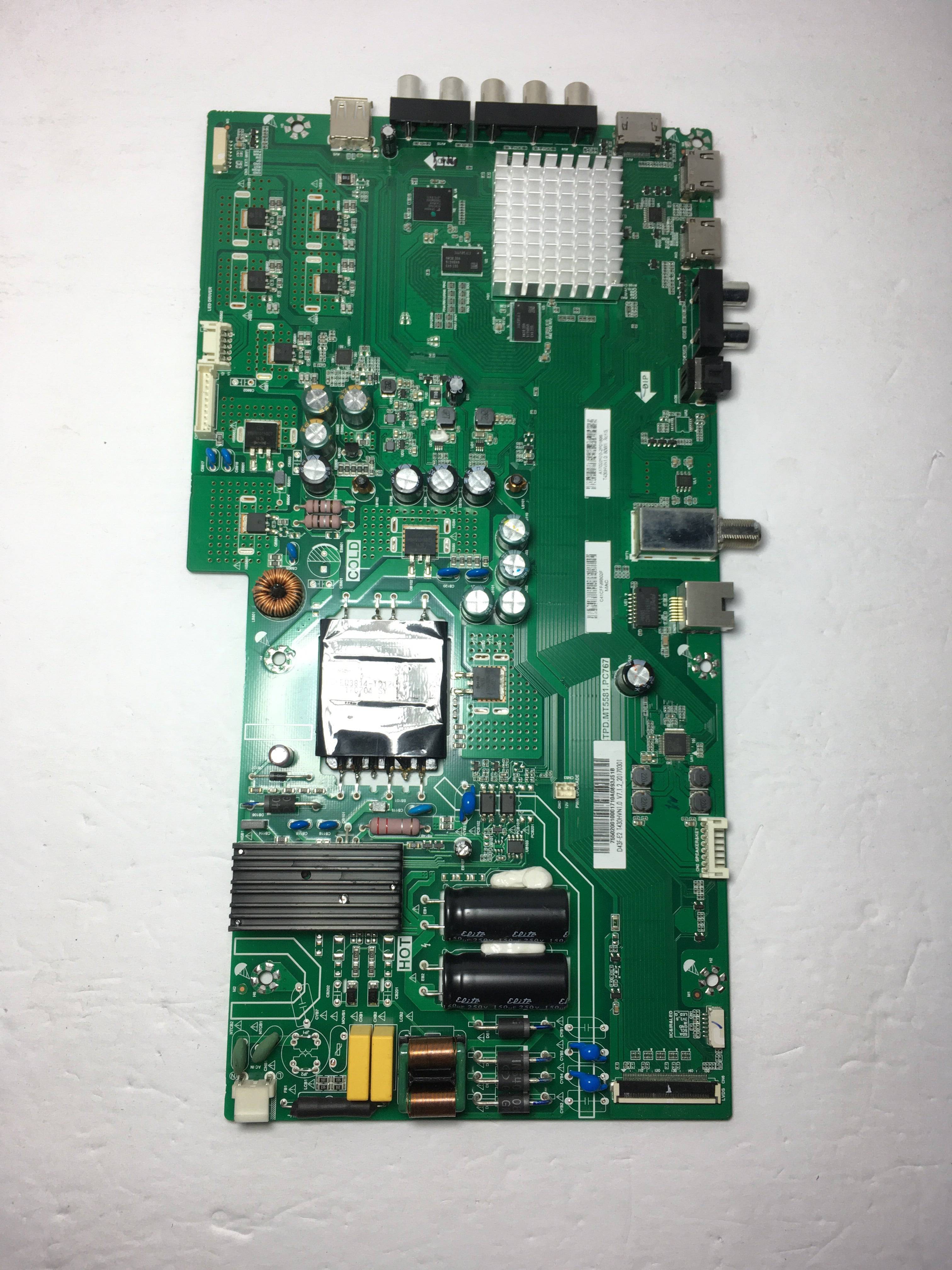 Vizio 791.02010.0002 Main Board for D43F-E2 LED TV (LWZ2VNAS, LWZ2VNLT, LWZ2VNAT Serial)
