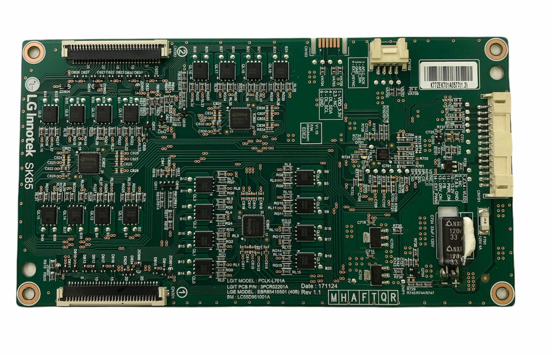 LG EBR85415501 LED Driver for 55SK9000PUA.AUSWLJR