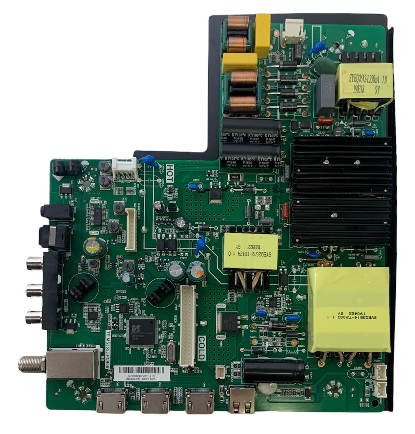 Insignia 515Y35539M05 (536D5006AF11) Main Board/Power Supply for NS-50D510NA19 (Rev. C)