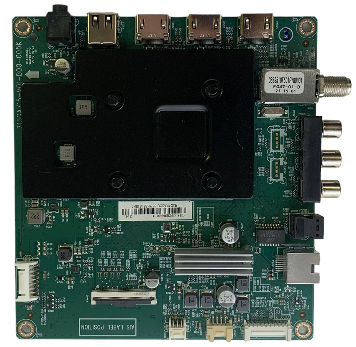 Insignia 756TXLCB02K044010X Main Board for NS-50F301NA22 REV.D