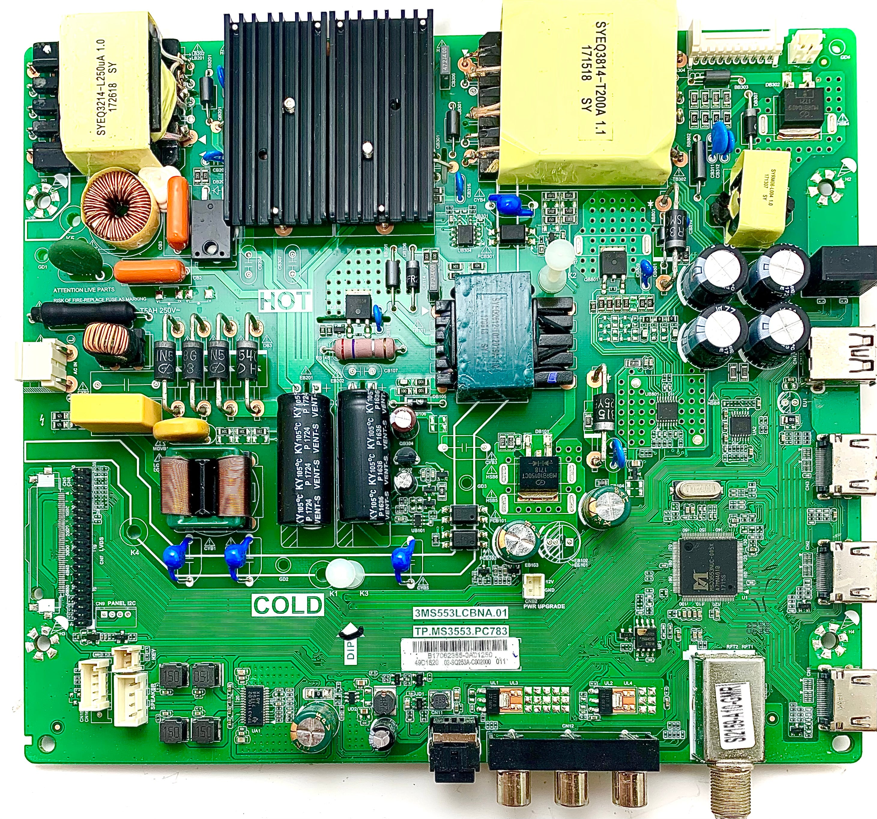Hitachi 02-SQ253A-C00200 Main Board for 49E30