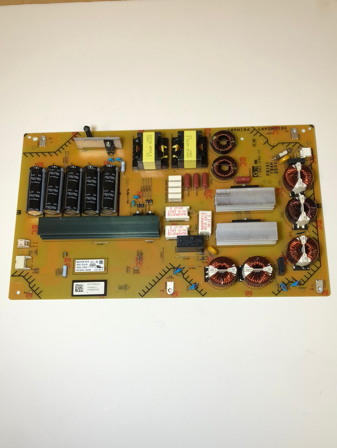 Sony 1-474-692-11 G78 Static Converter Power Supply Board