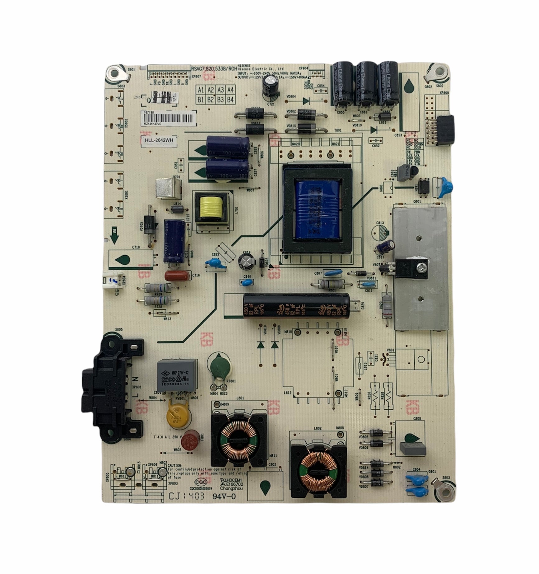 Hisense 167180 Power Supply for 32K20DW