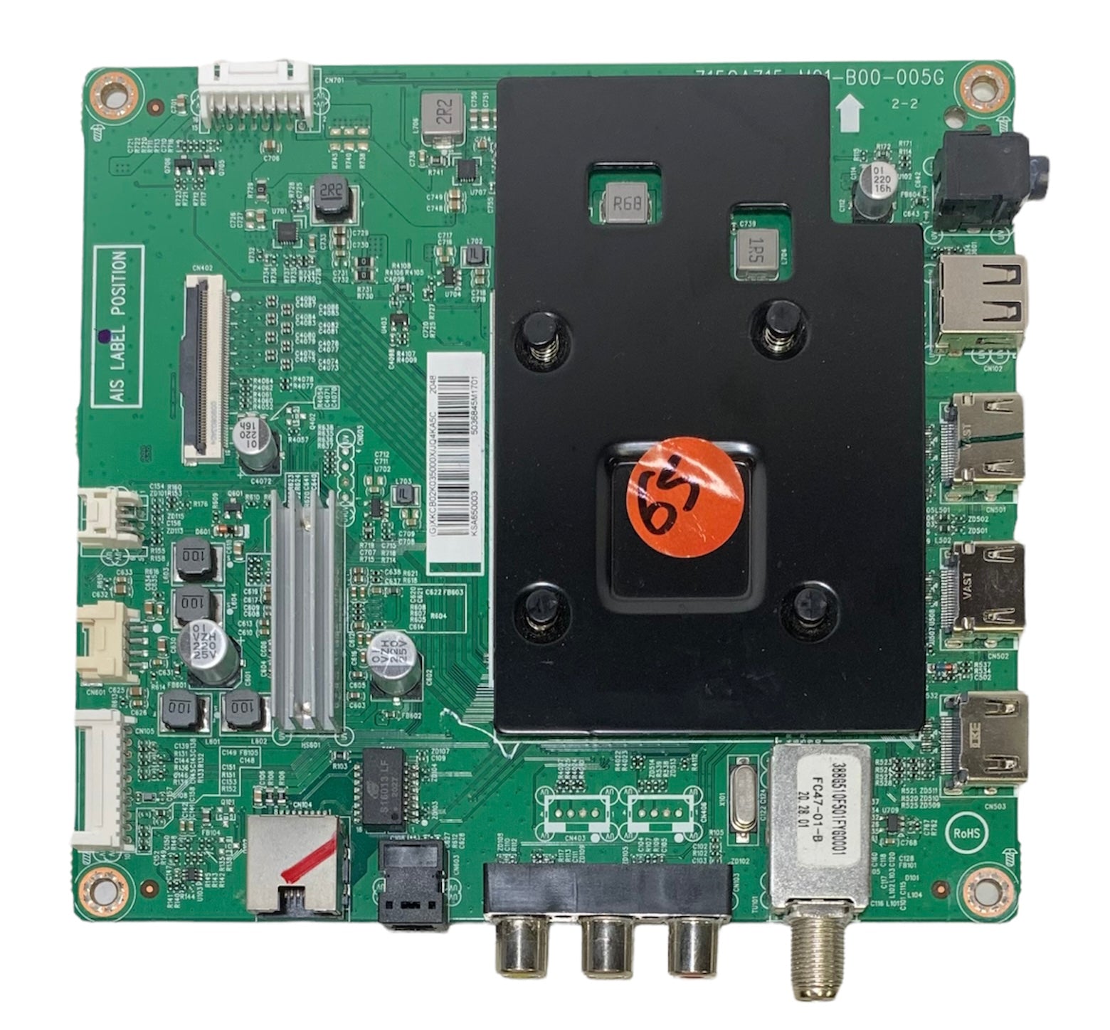 Insignia 756TXKCB02K035 Main Board for NS-65DF710NA21