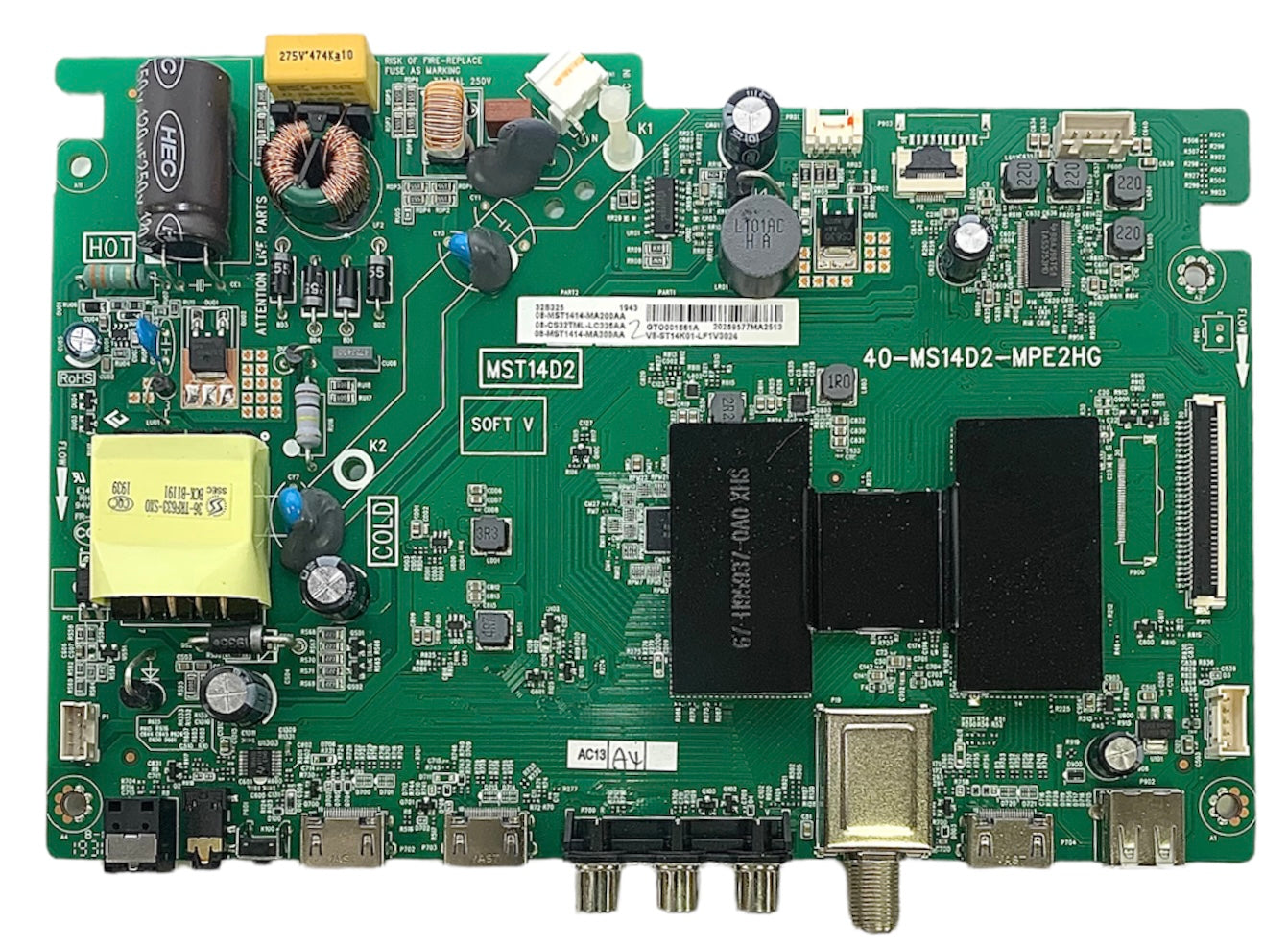 TCL 08-CS32TML-LC336AA Main Board for 32S325LABA