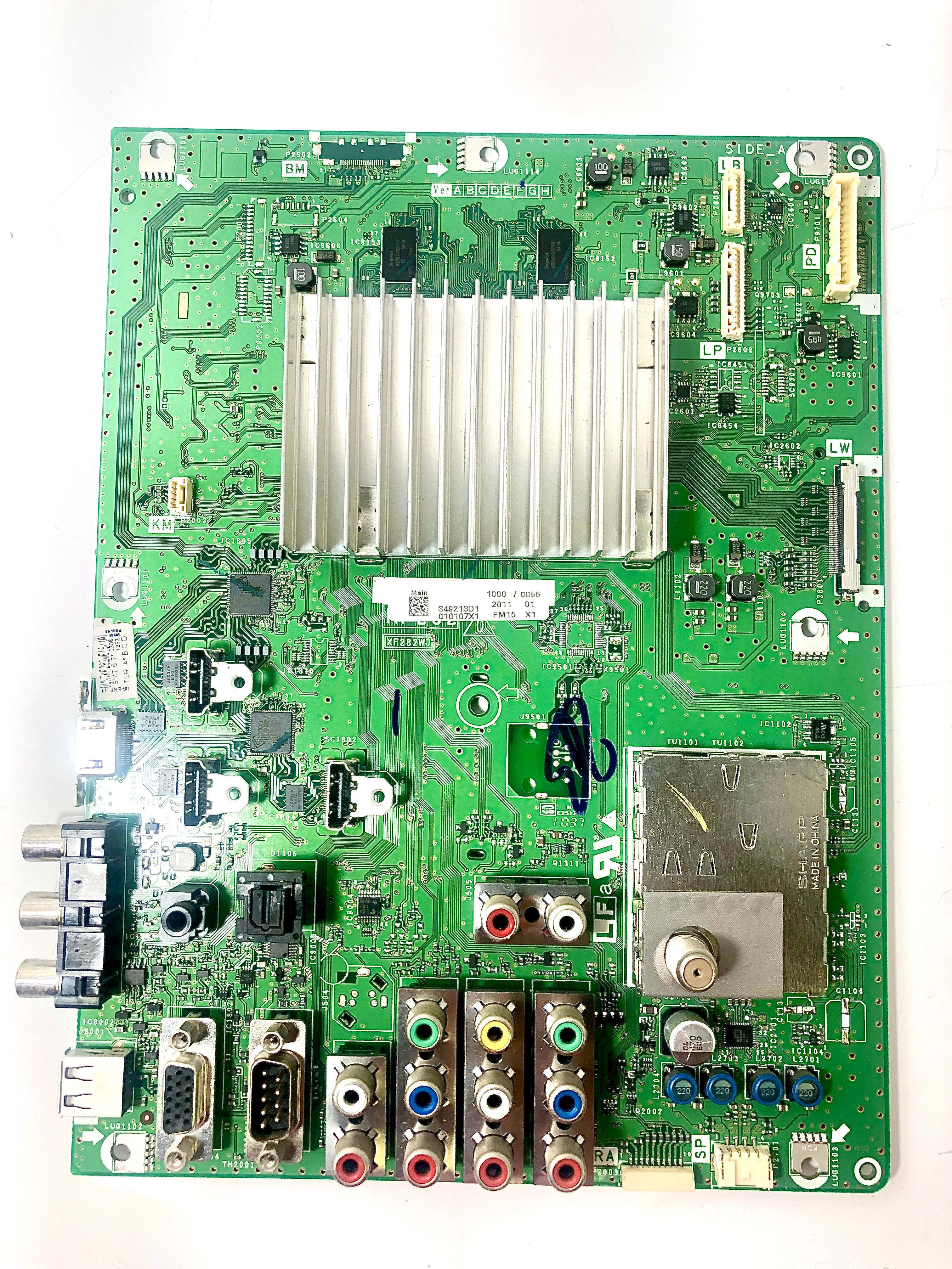 Sharp DUNTKF282FM16 (KF282, XF282WJ) Main Board for LC-60E88UN