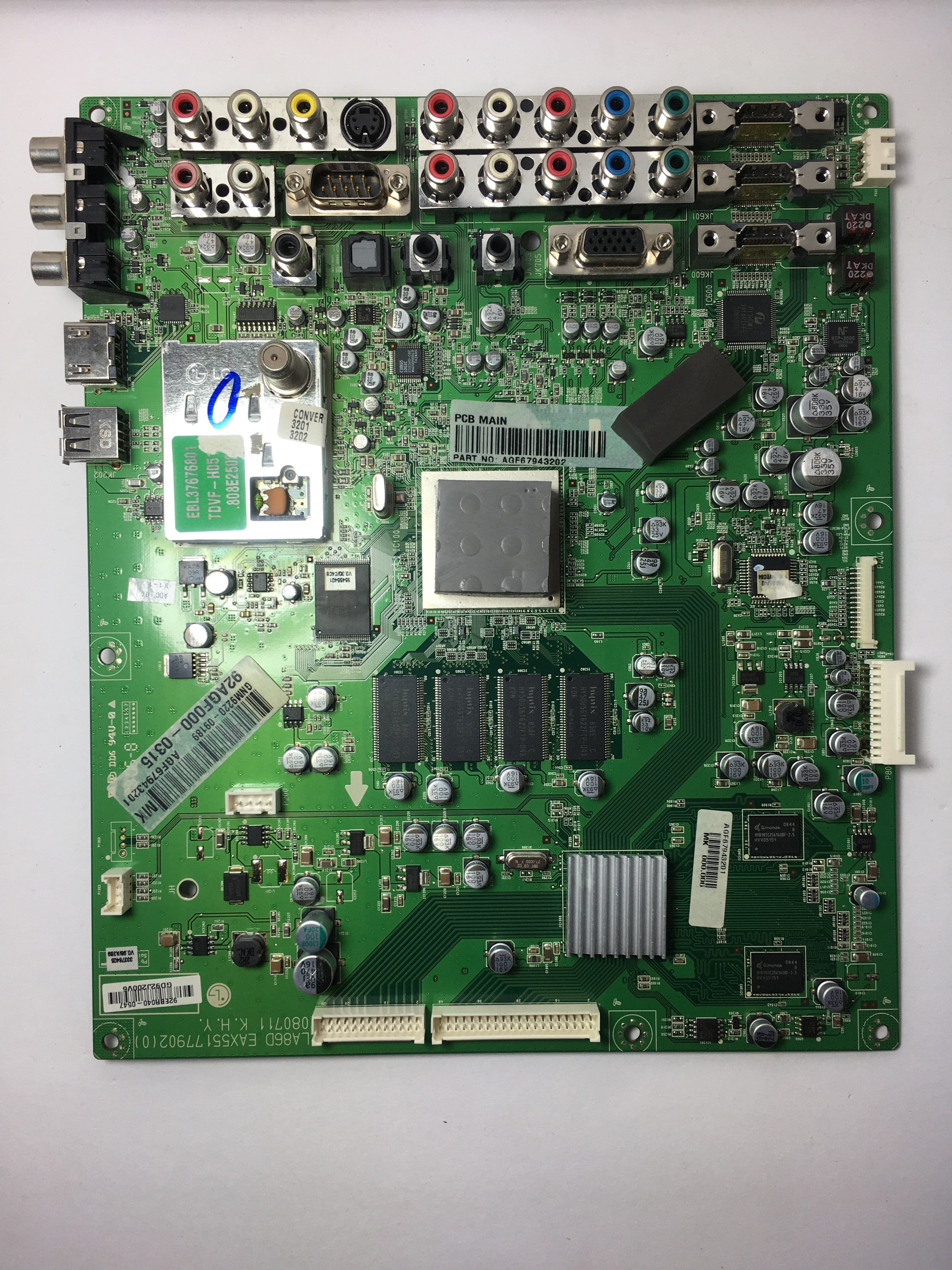 LG AGF67943201 (EAX55177902) Main Board for 42LG70-UG