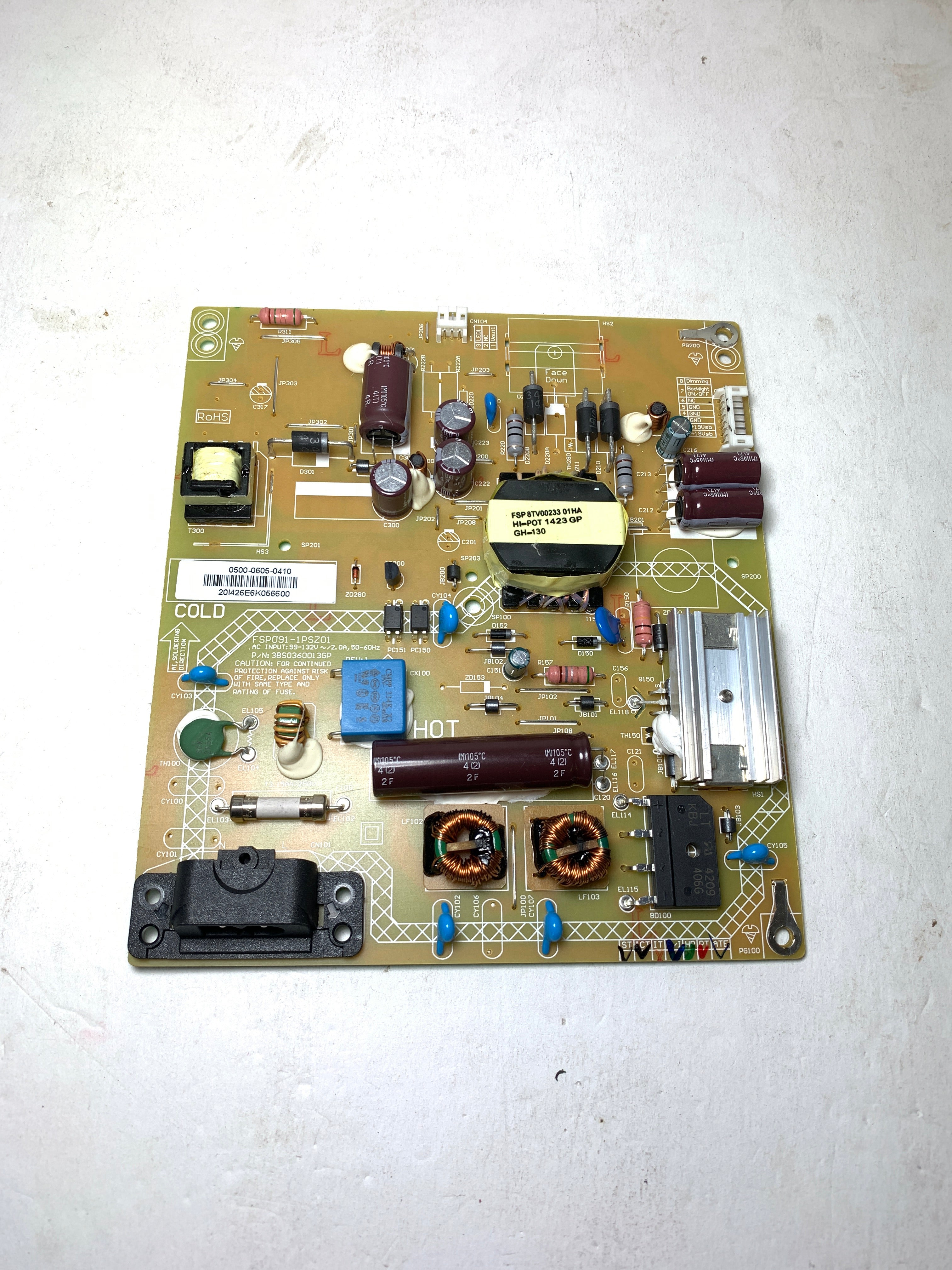 Vizio 0500-0605-0410 (FSP091-1PSZ01) Power Supply for E390-B0