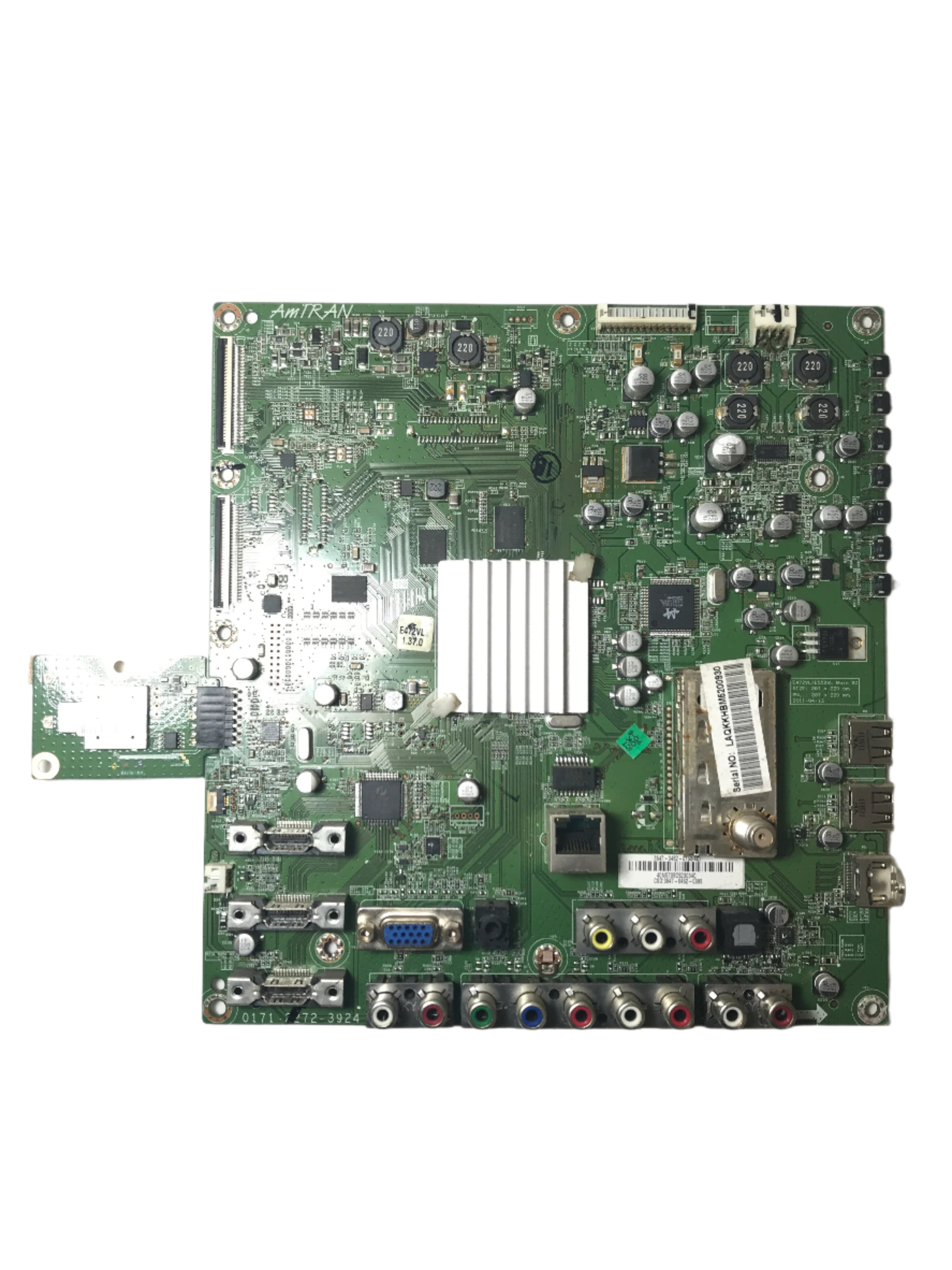 Vizio 3647-0462-0150 (3647-0462-0395) Main Board for E472VL