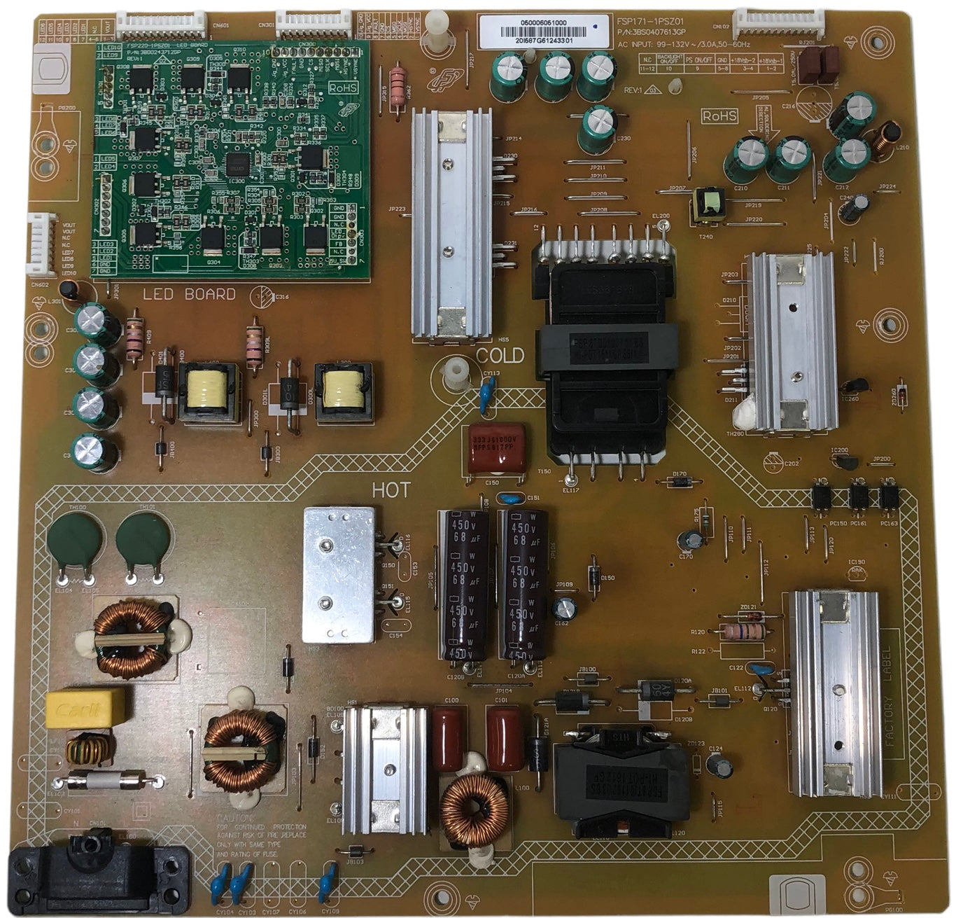 Vizio 0500-0605-1000 Power Supply for E48U-D0