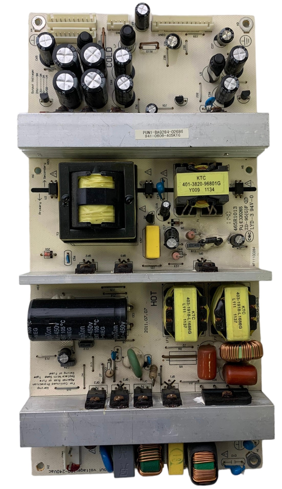 Westinghouse 941-0606-405KTG (465R1013) Power Supply Unit