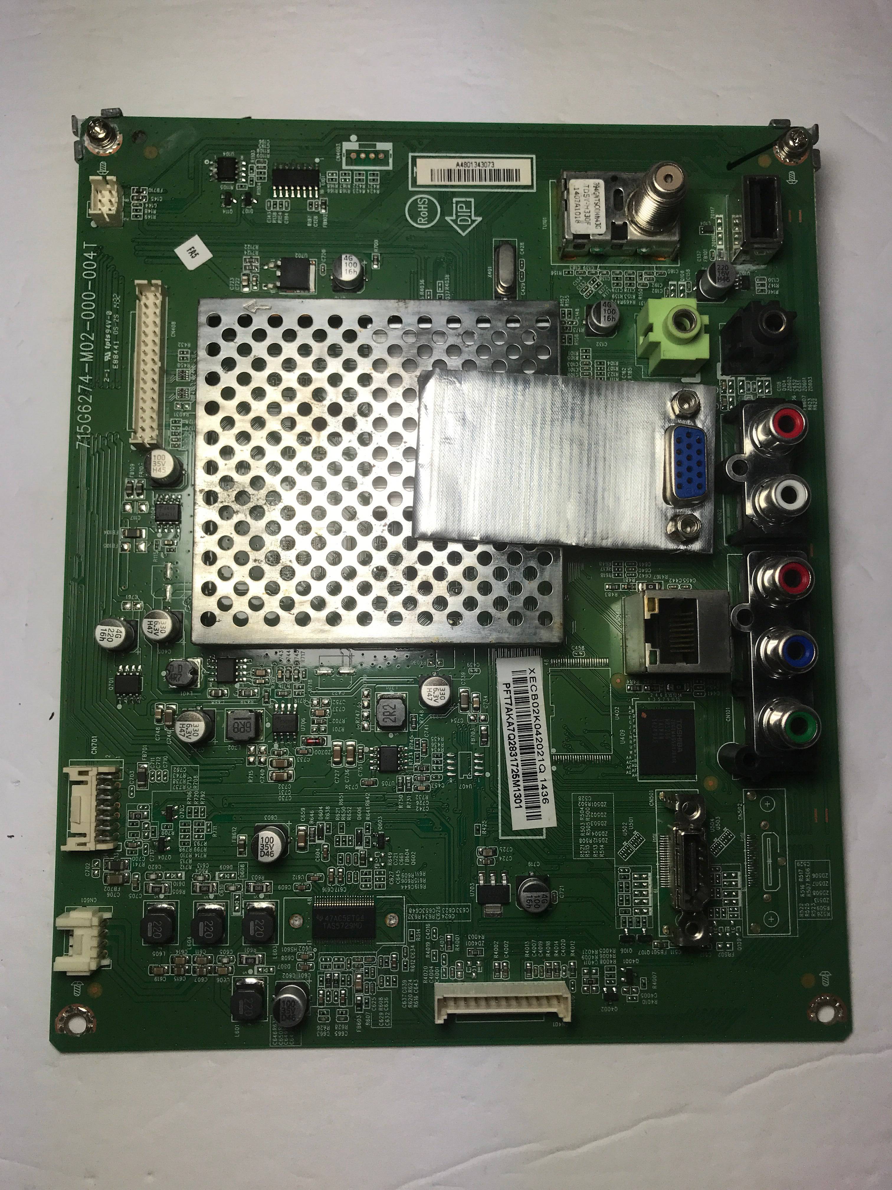 Vizio 756XECB02K0420 Main Board for E241I-B1